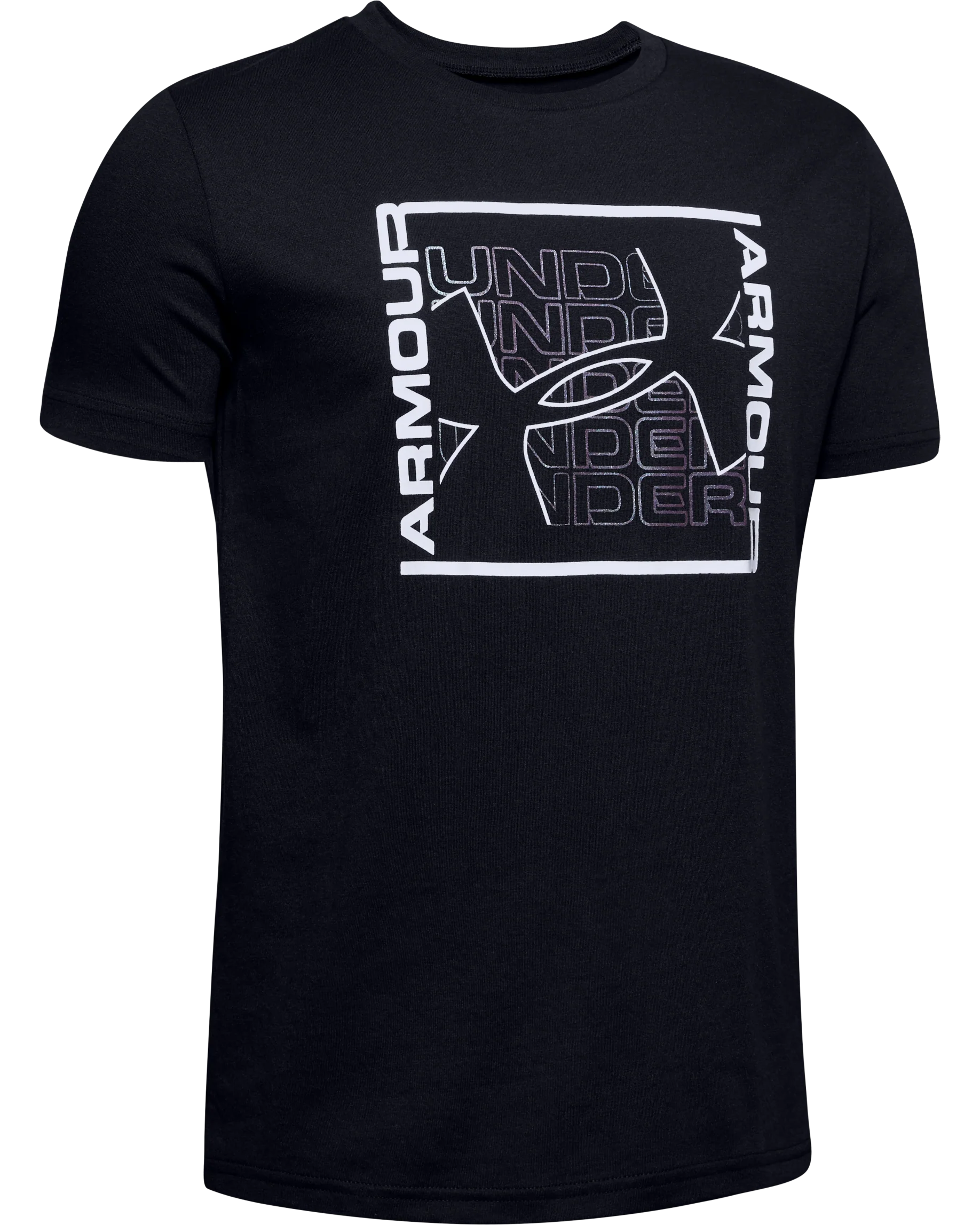 Boys' UA Colorshift Box Logo Short Sleeve Shirt