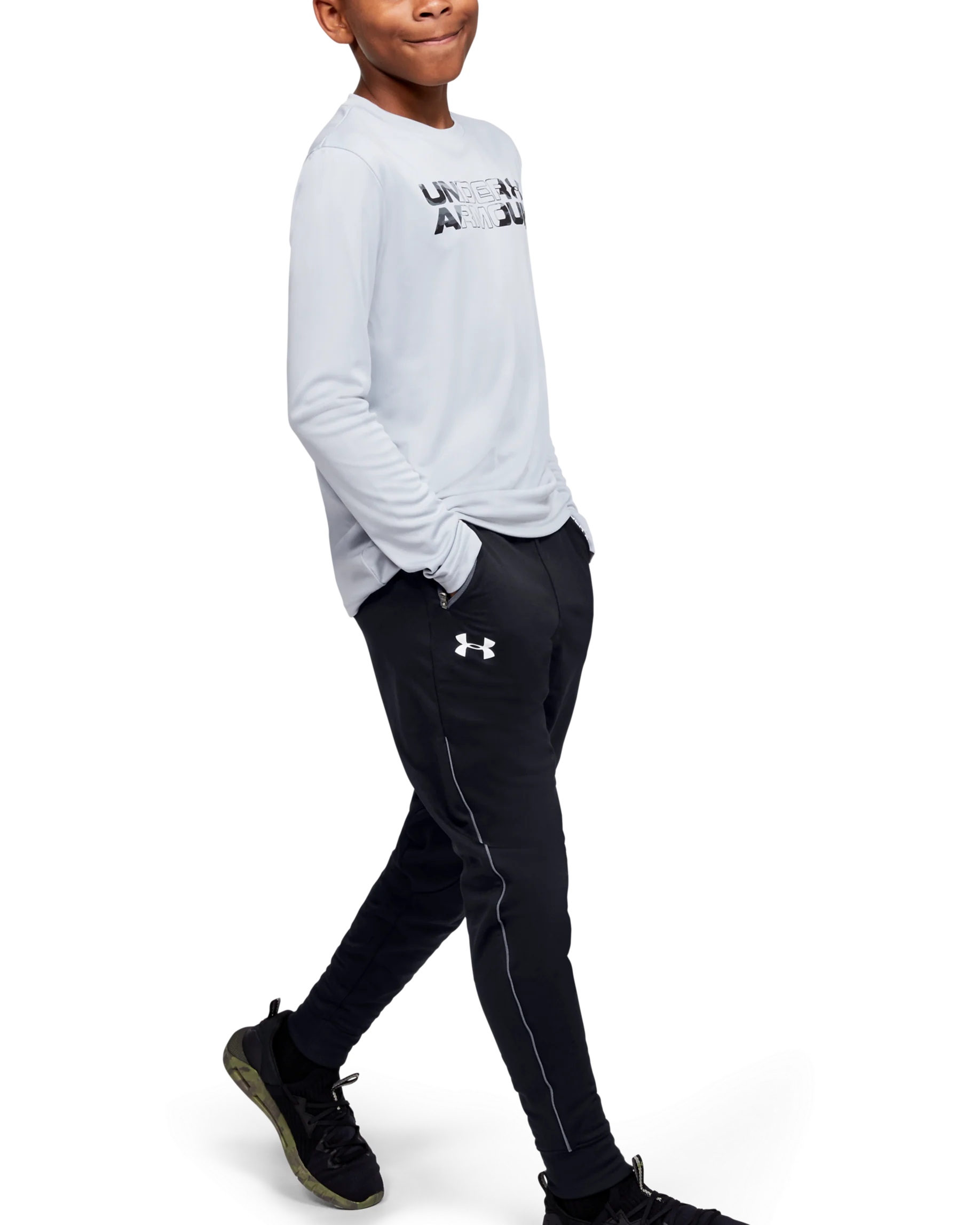 Boys' UA Pennant Tapered Pants - Image 3
