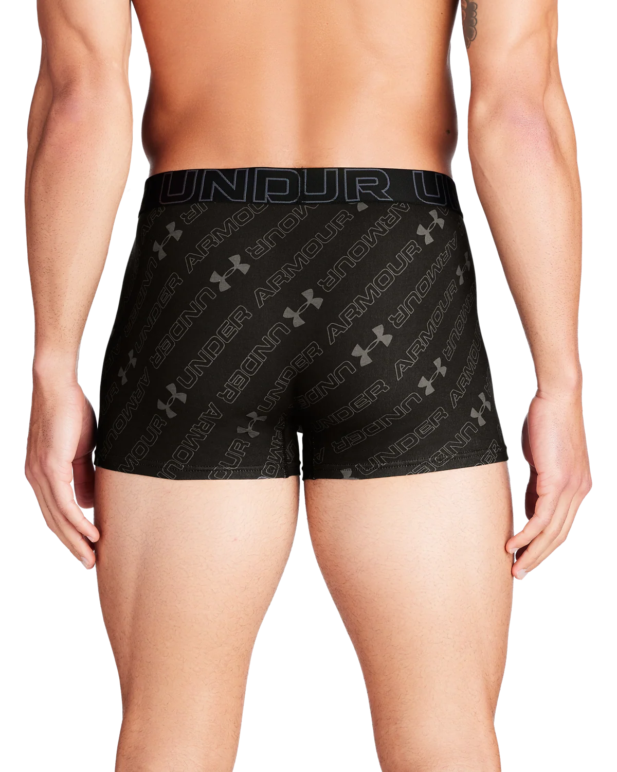 Men's UA Performance Cotton 3" 3-Pack Printed Boxerjock® - Image 3