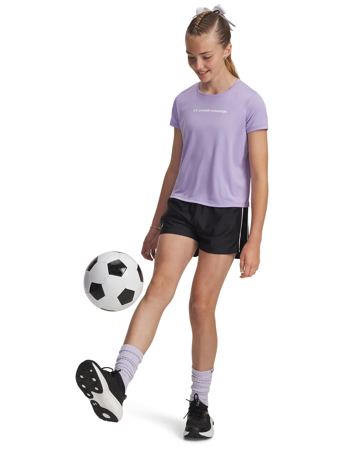 Girls Tech Play Up Shorts - Image 3
