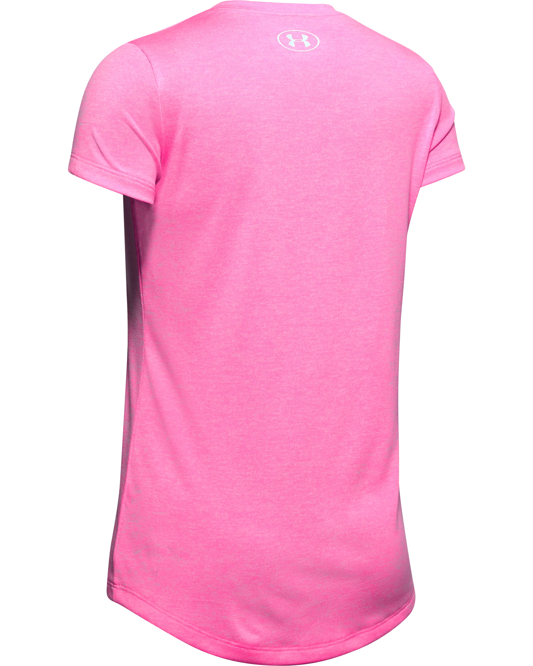 Girls' UA Big Logo Twist Short Sleeve Shirt - Image 2
