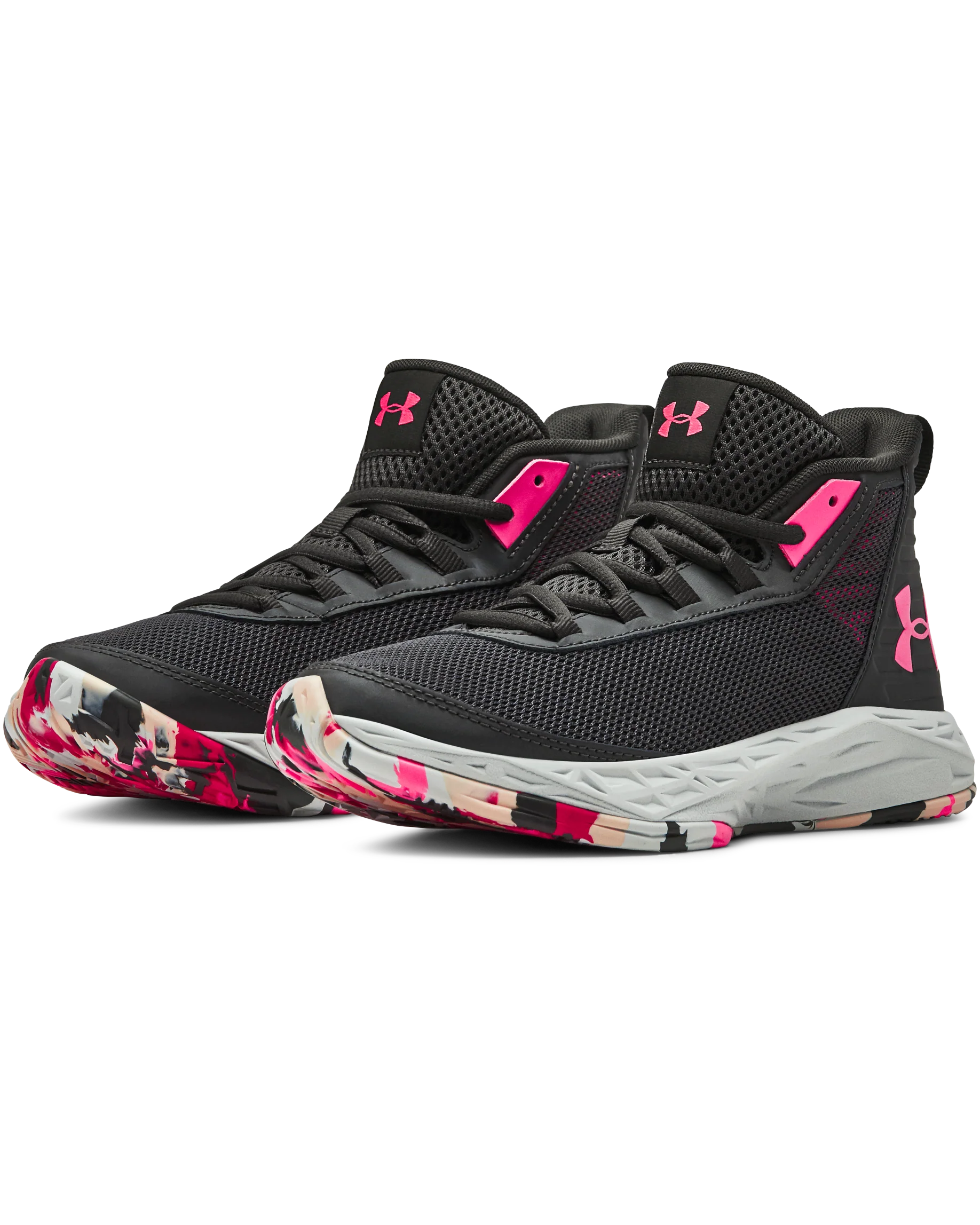 Girls' UA GGS Jet 2018 Basketball Shoes - Image 3