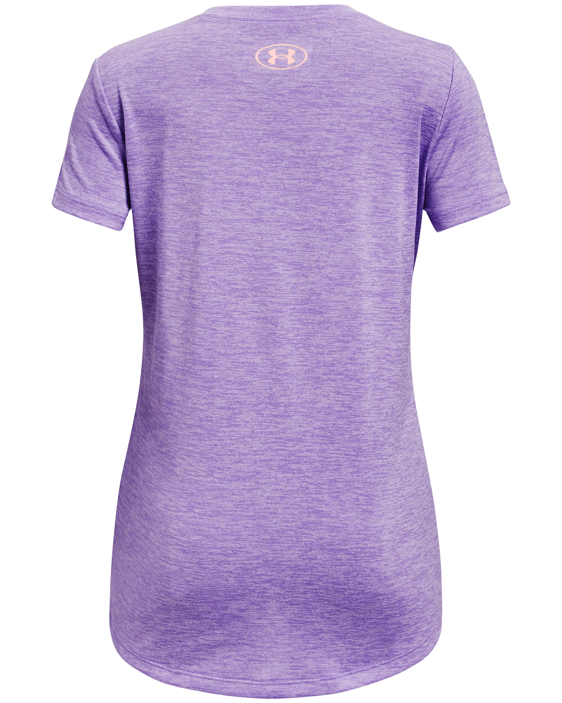 Girls' UA Graphic Twist Big Logo Short Sleeve - Image 2