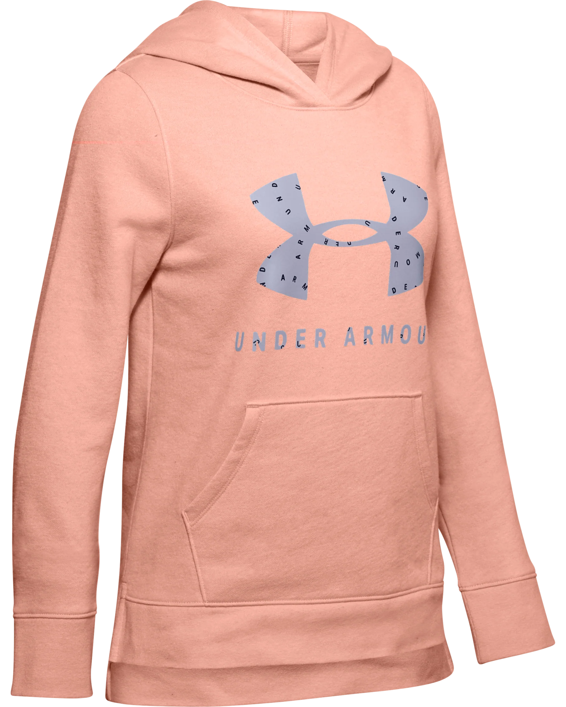 Girls' UA Rival Print Fill Logo Hoodie