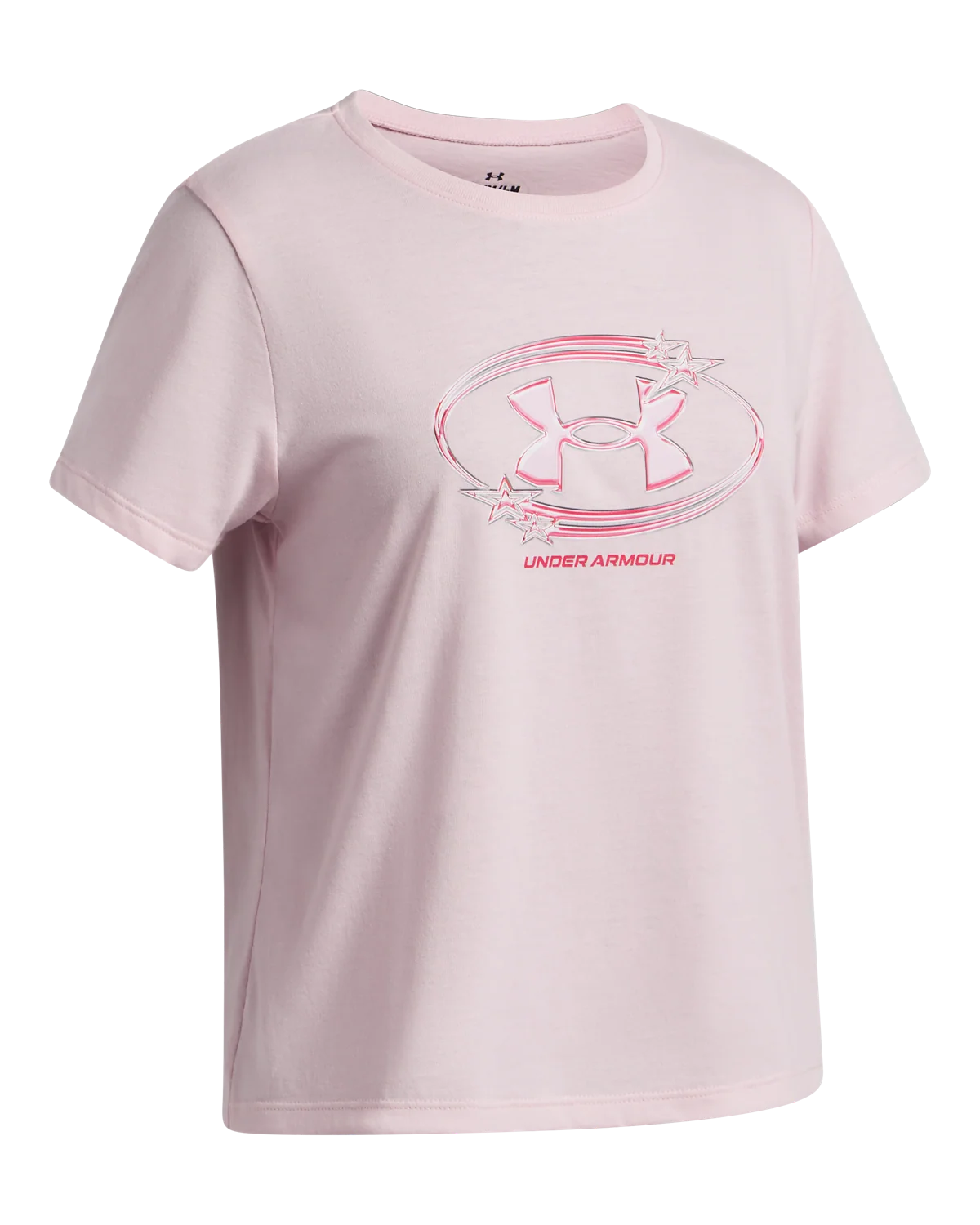 Girls' UA Star Logo Lockertag Short Sleeve - Image 3