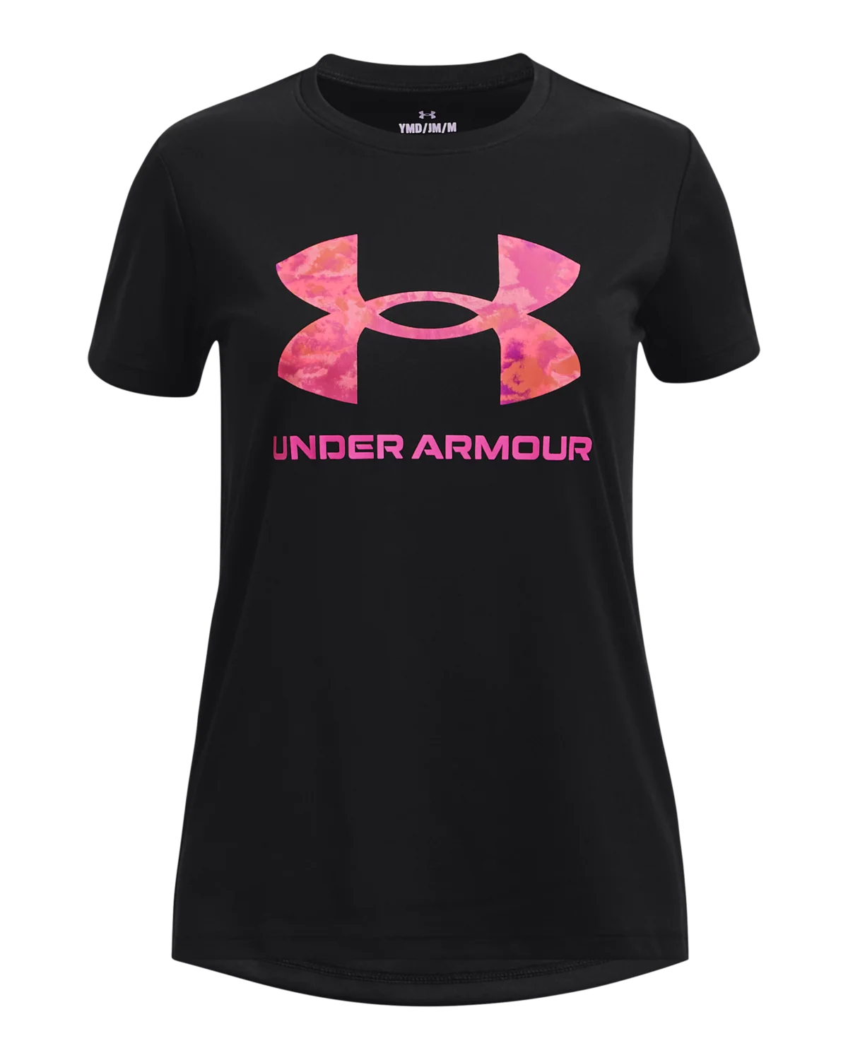 Girls' UA Tech™ Print Fill Big Logo Short Sleeve