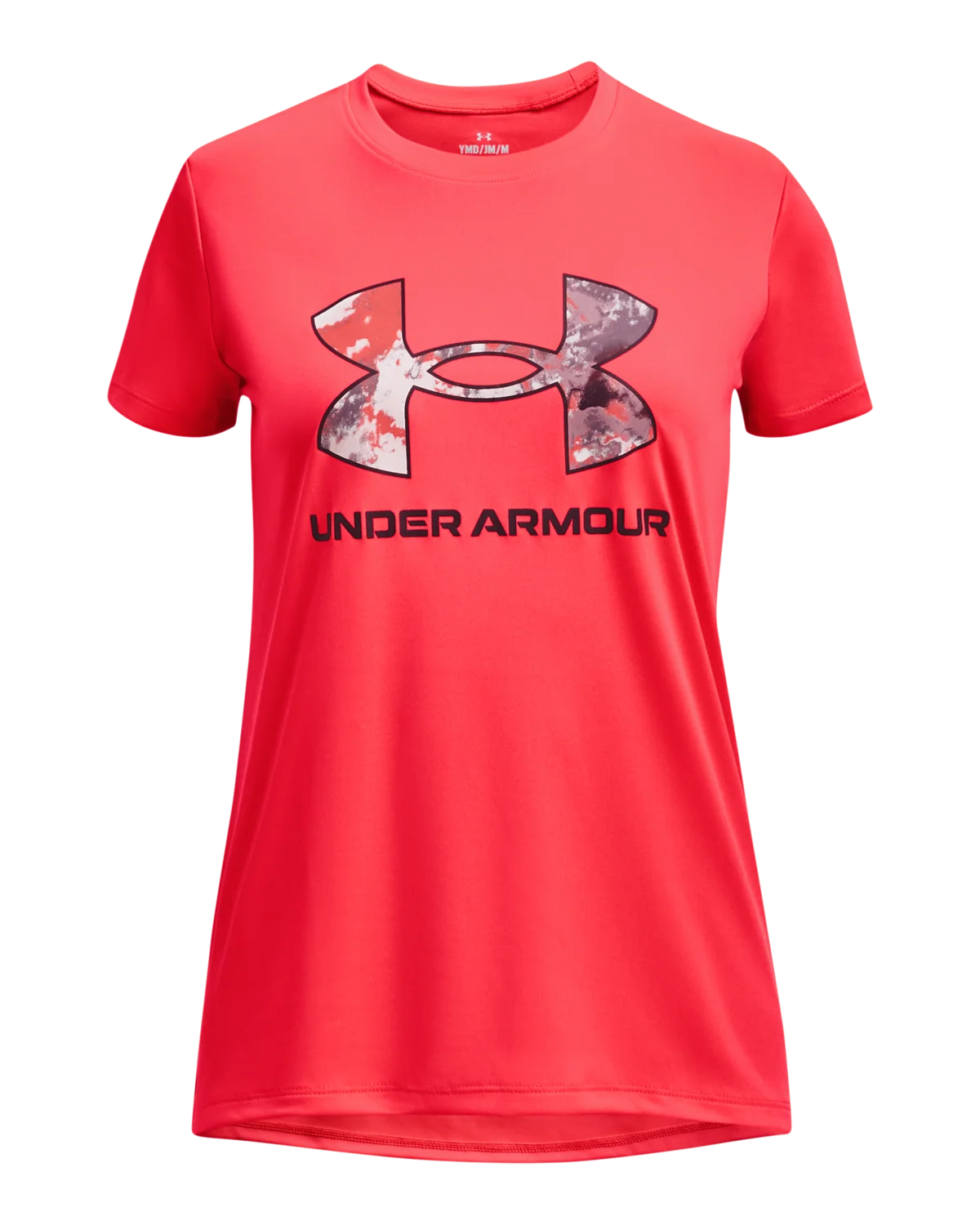 Girls' UA Tech™ Print Fill Big Logo Short Sleeve