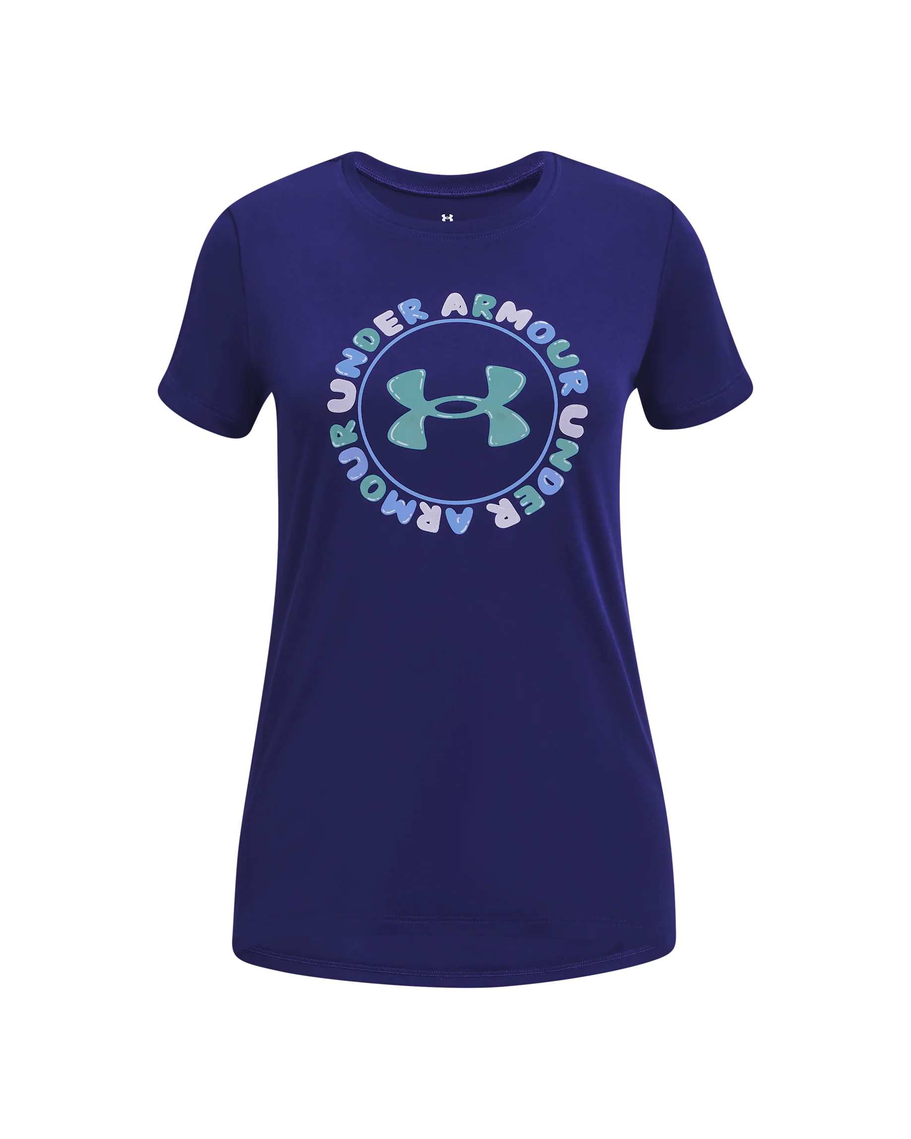 Girls' UA Tech™ Twist Wordmark Short Sleeve