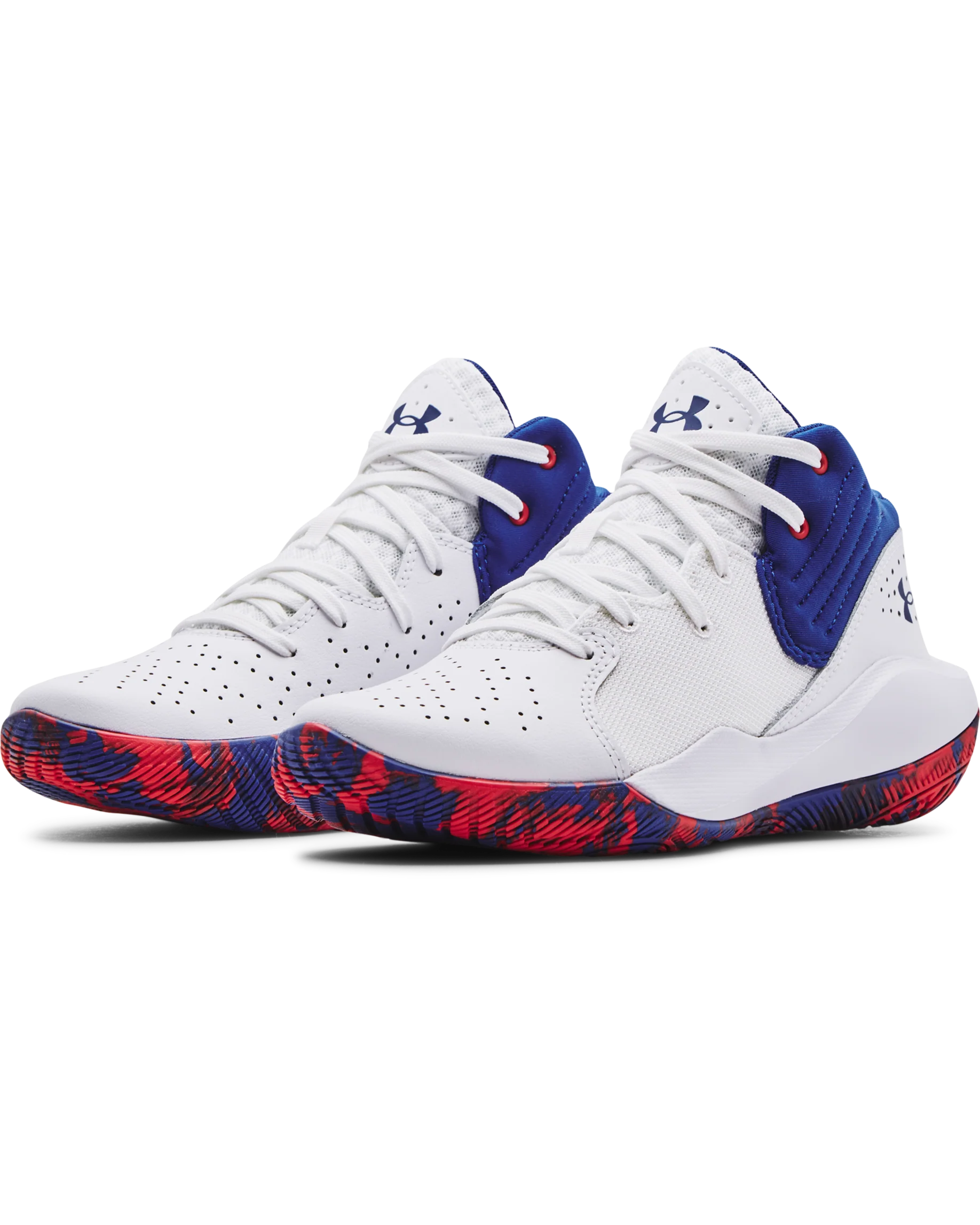 Grade School UA Jet '21 Basketball Shoes - Image 3