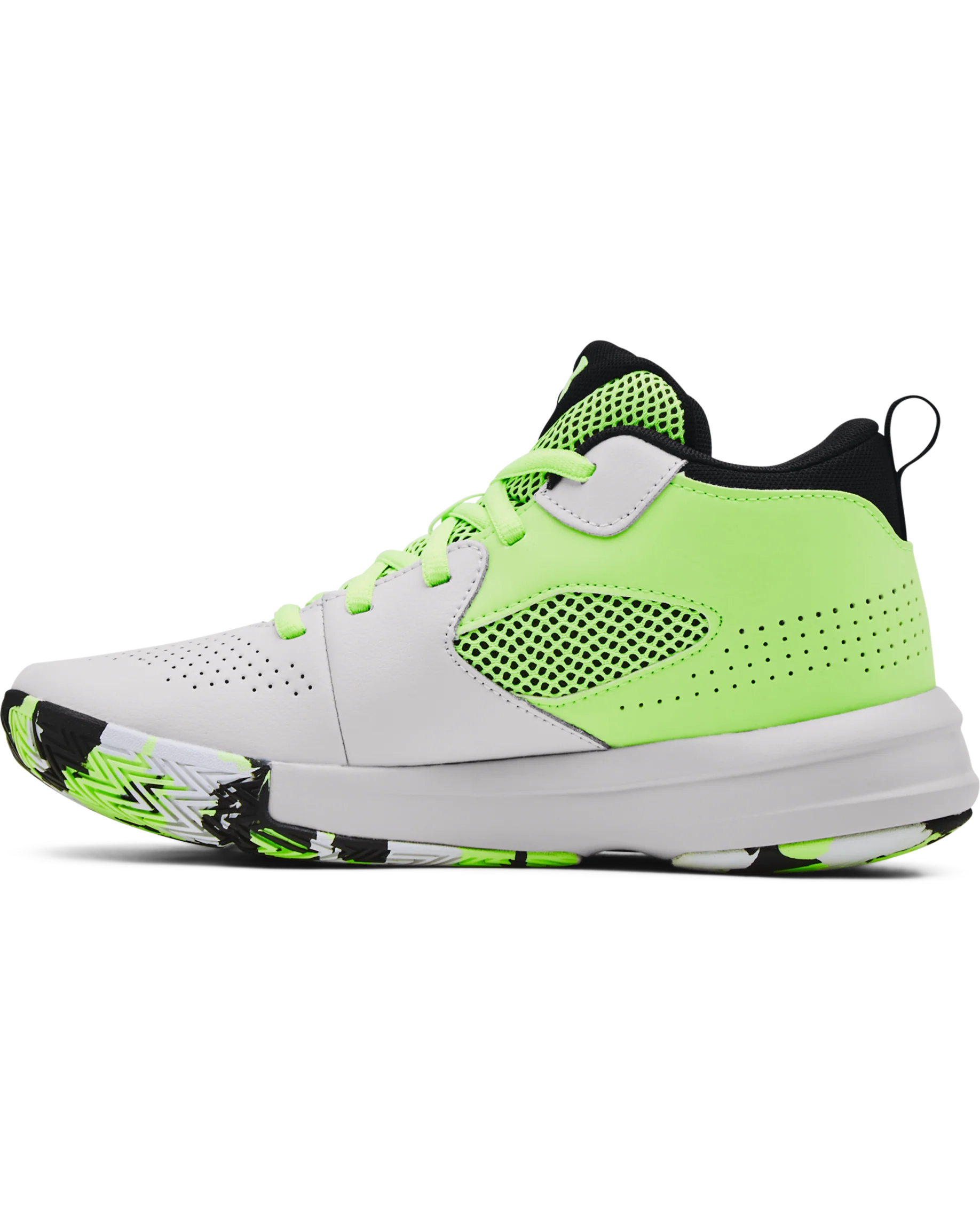 Grade School UA Lockdown 5 Basketball Shoes - Image 2