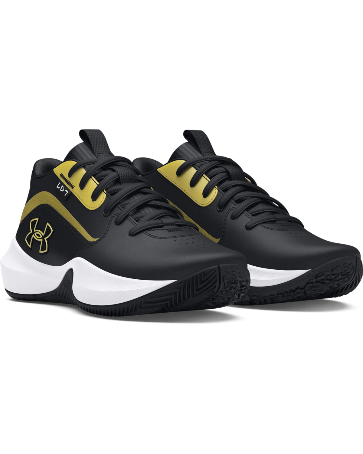 Grade School UA Lockdown 7 Basketball Shoes - Image 3