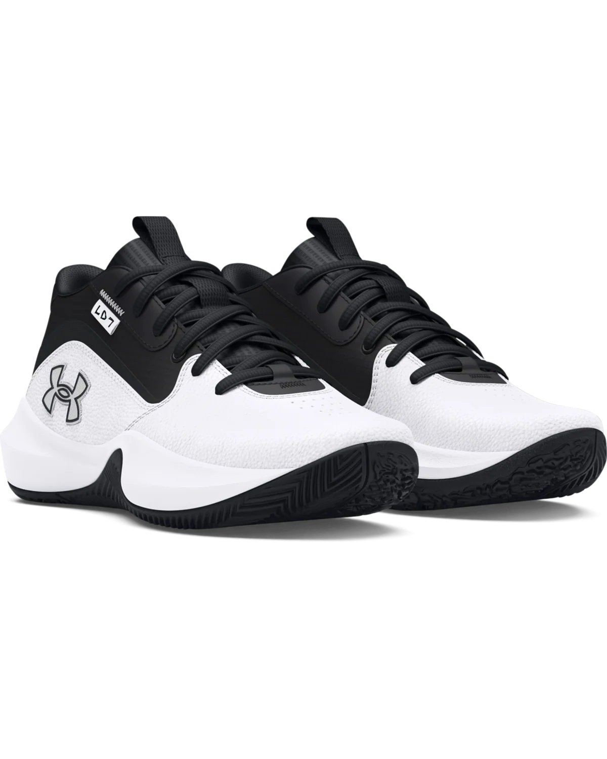 Grade School UA Lockdown 7 Basketball Shoes - Image 3