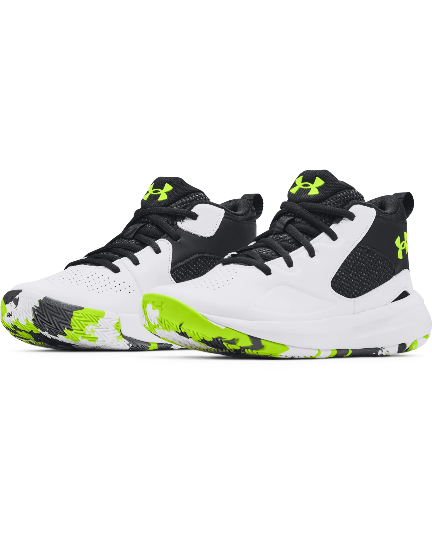 Grade School UA Lockdown 5 Basketball Shoes - Image 3