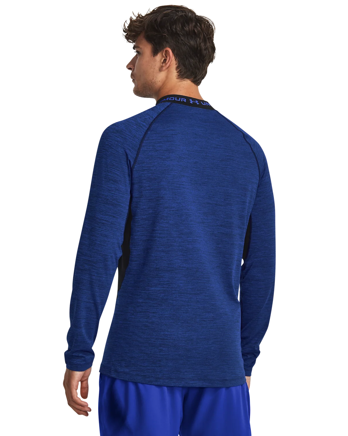 Men's ColdGear® Twist Mock Long Sleeve - Image 2