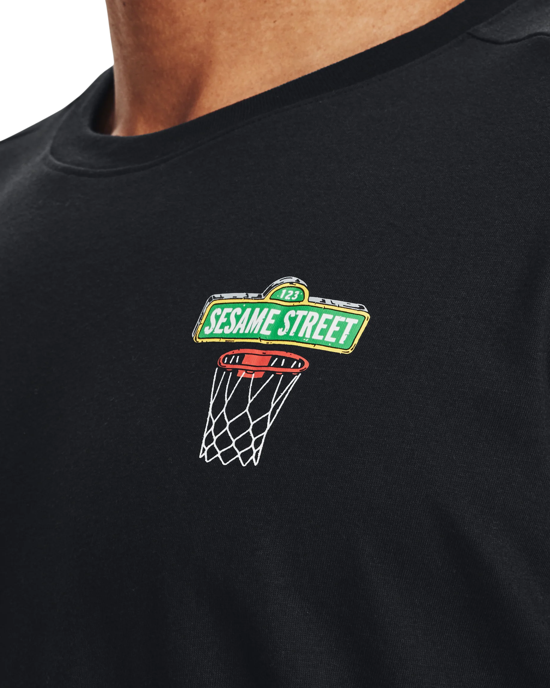 Men's Curry Sesame Street Graphic T-Shirt - Image 6