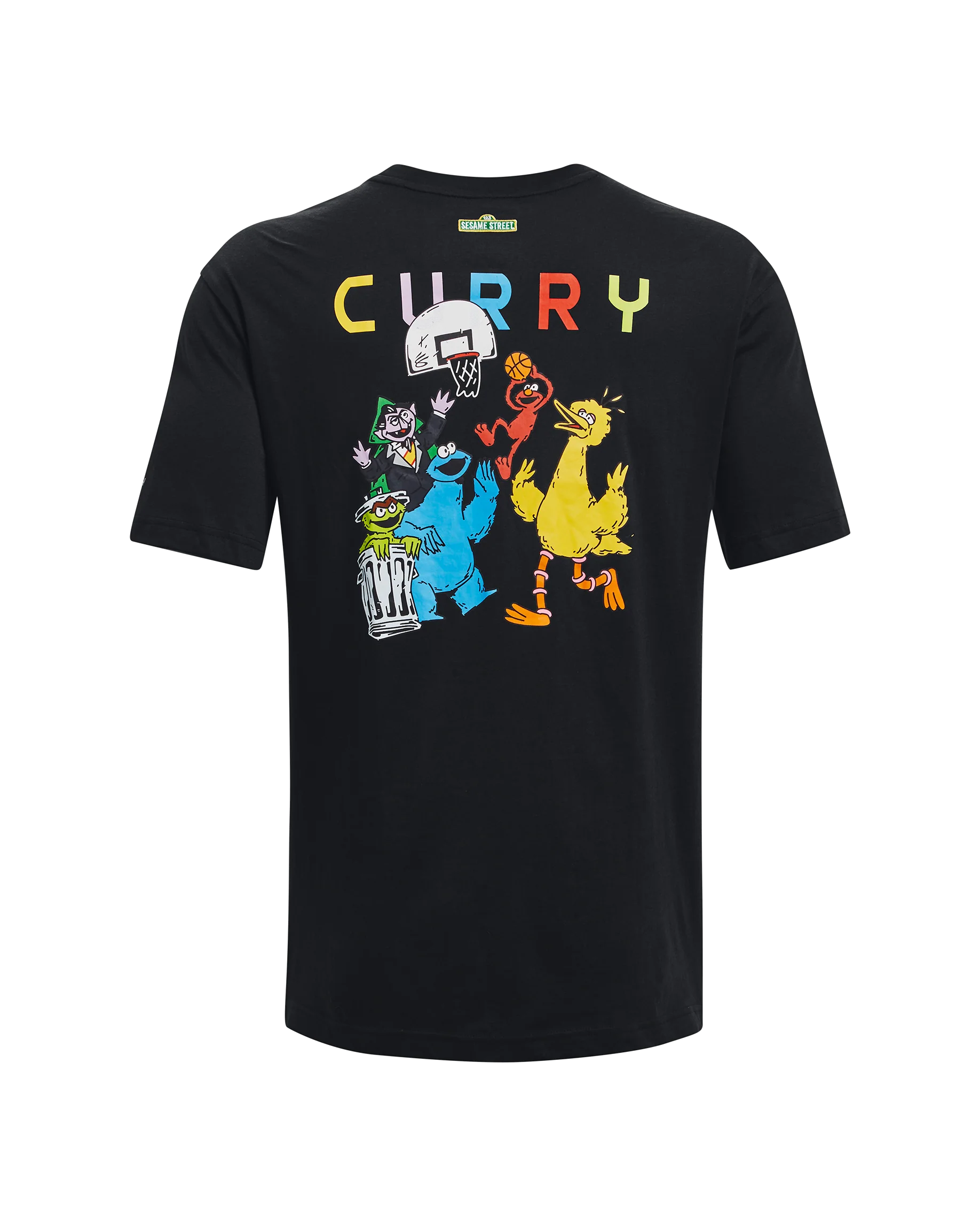 Men's Curry Sesame Street Graphic T-Shirt - Image 7