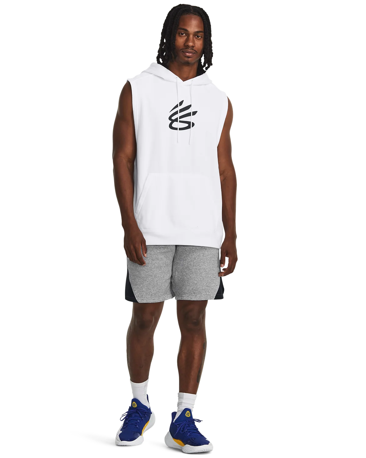 Men's Curry Splash Fleece Shorts - Image 4