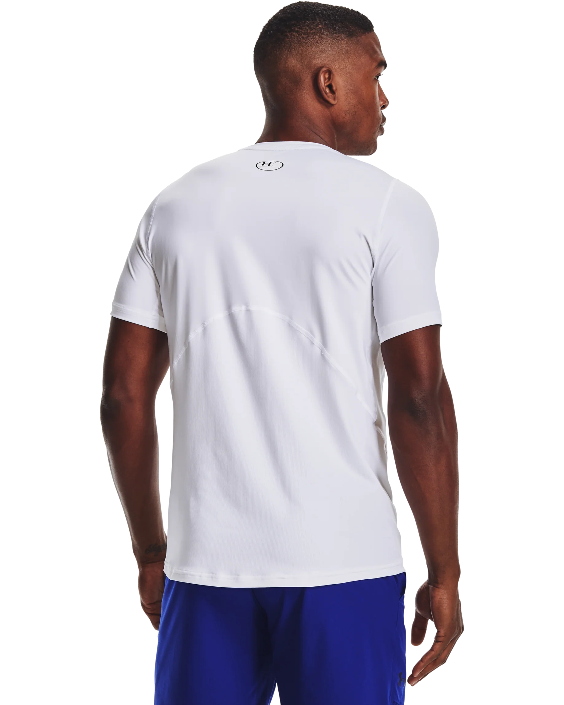 Men's HeatGear® Armour Fitted Short Sleeve - Image 2