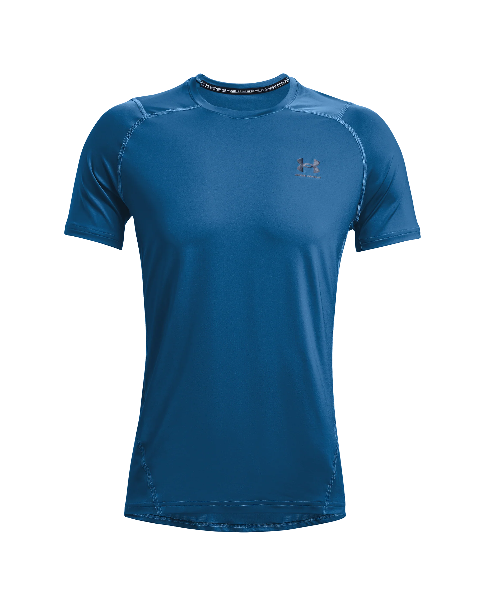 Men's HeatGear® Armour Fitted Short Sleeve - Image 3