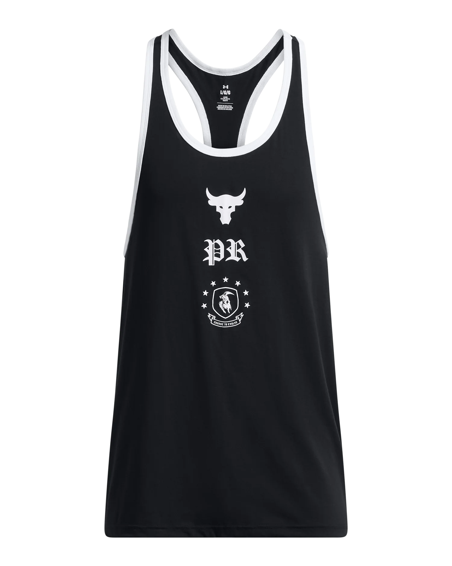 Men's Project Rock Badge Of Honor Racer Tank - Image 4