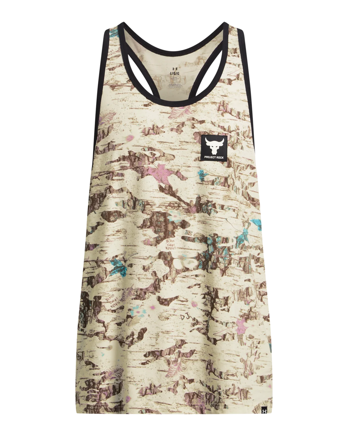 Men's Project Rock Camo Graphic Tank - Image 3