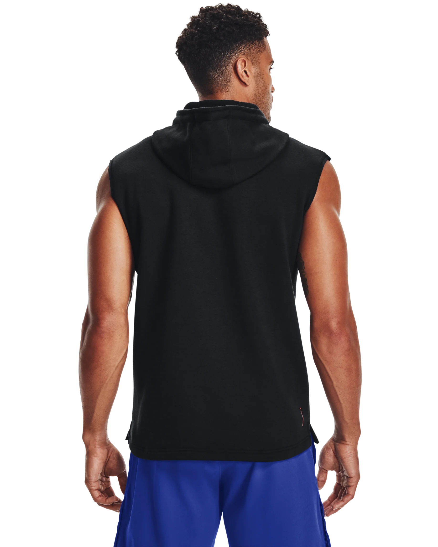 Men's Project Rock Charged Cotton® Fleece Sleeveless Hoodie - Image 2