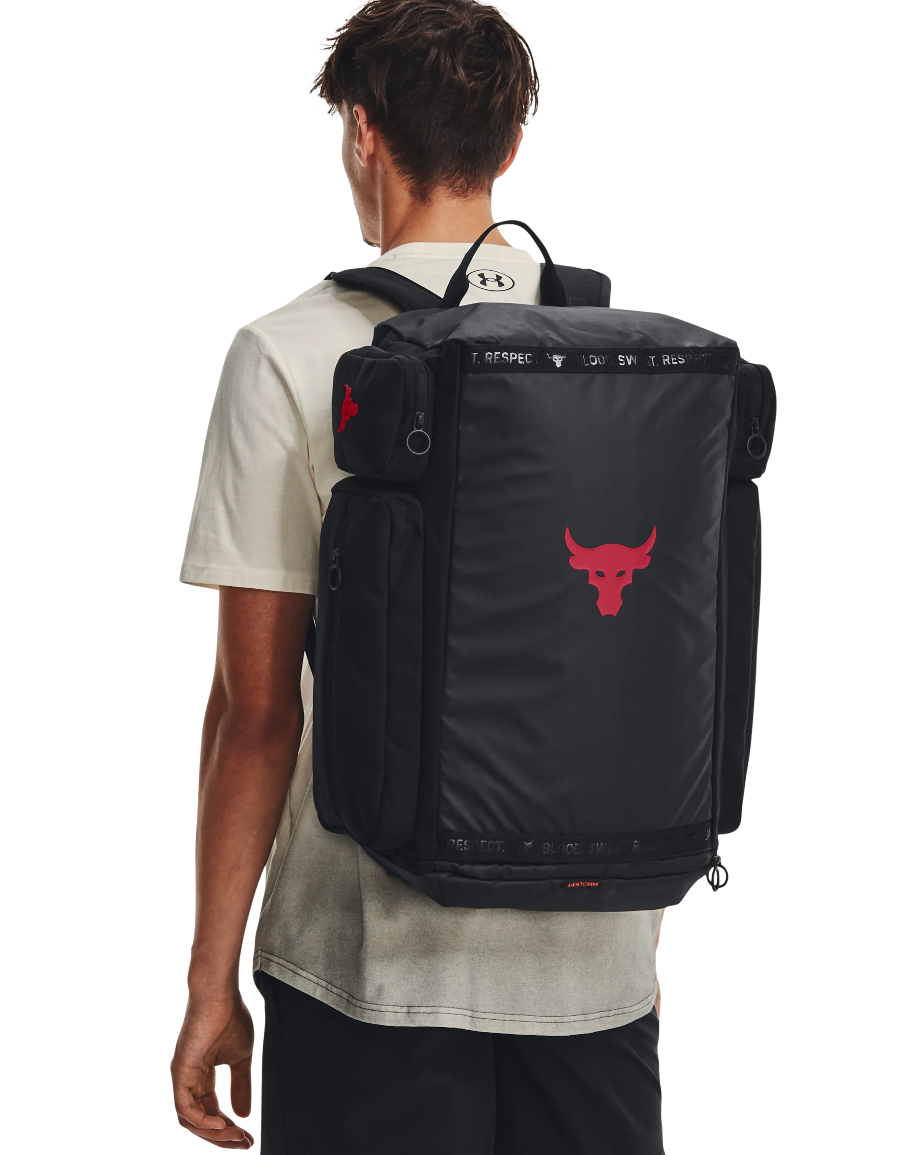 Men's Project Rock Duffle Backpack - Image 3