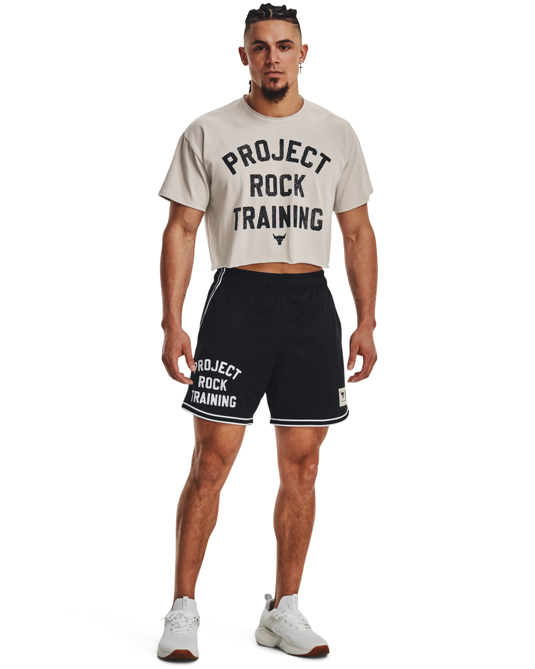 Men's Project Rock Heavyweight Stay Hungry Cutoff T-Shirt - Image 3