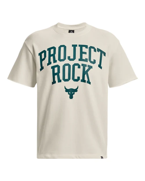 Men's Project Rock Heavyweight Terry T-Shirt - Image 6