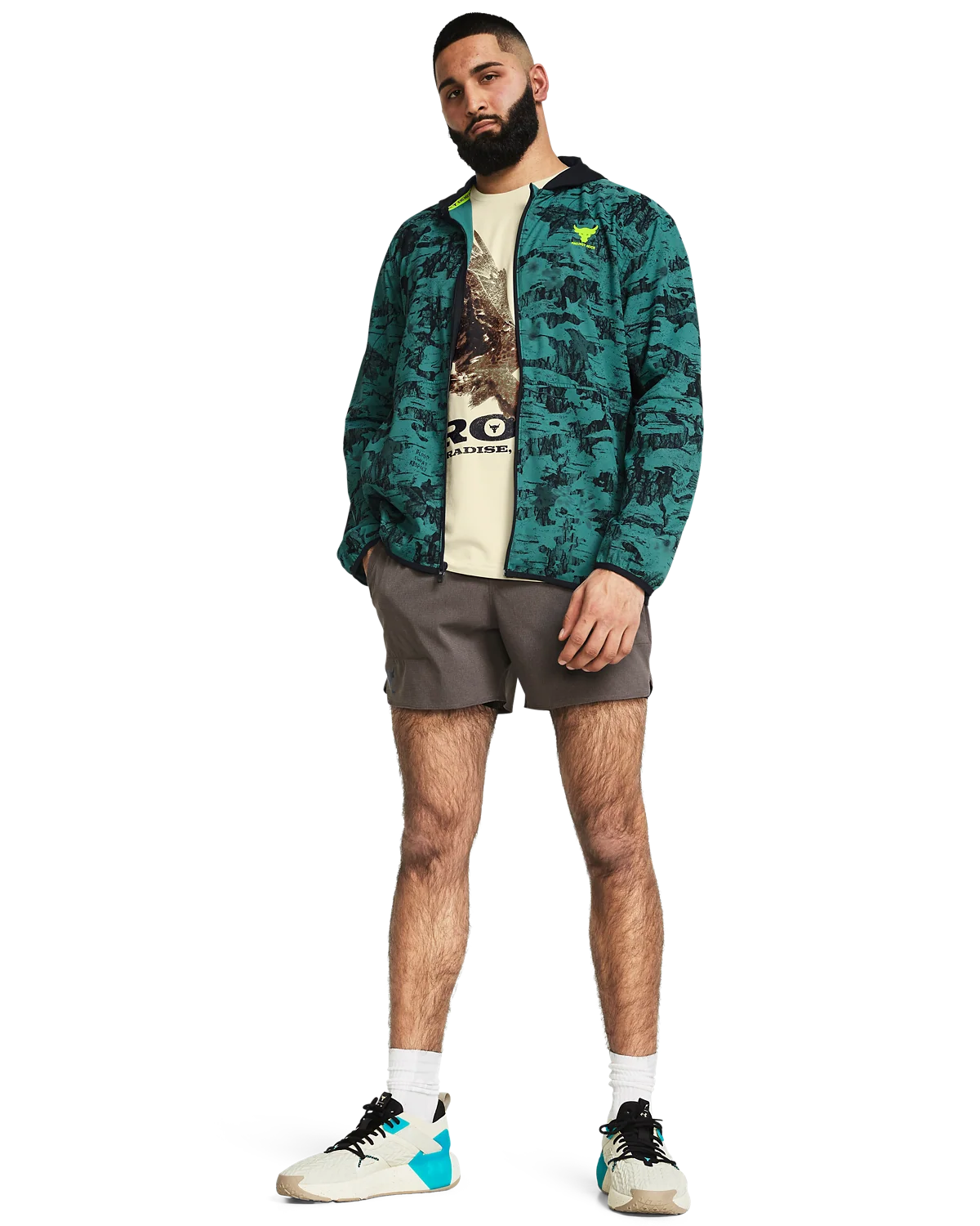 Men's Project Rock Iso Tide Hybrid Jacket - Image 4