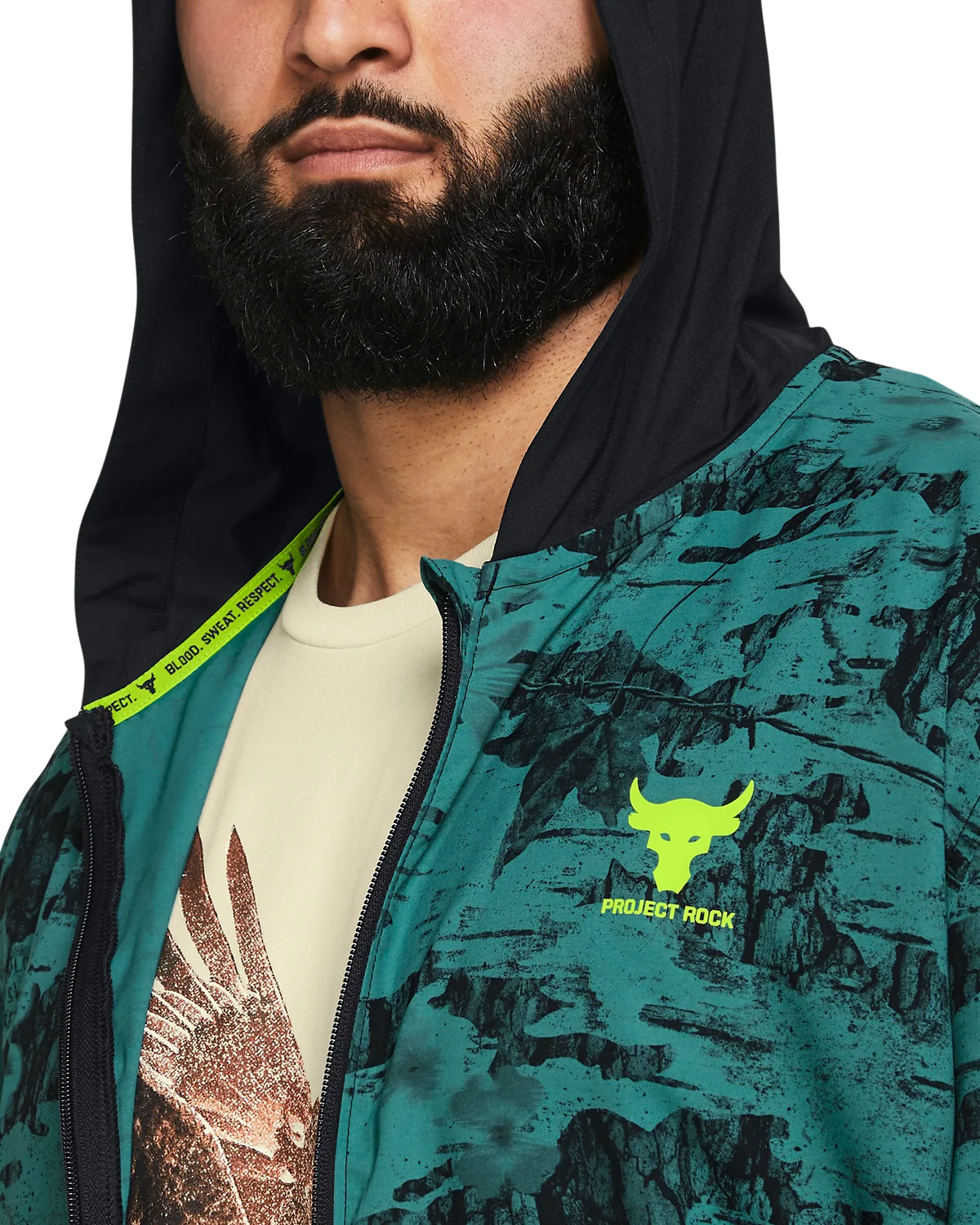 Men's Project Rock Iso Tide Hybrid Jacket - Image 5