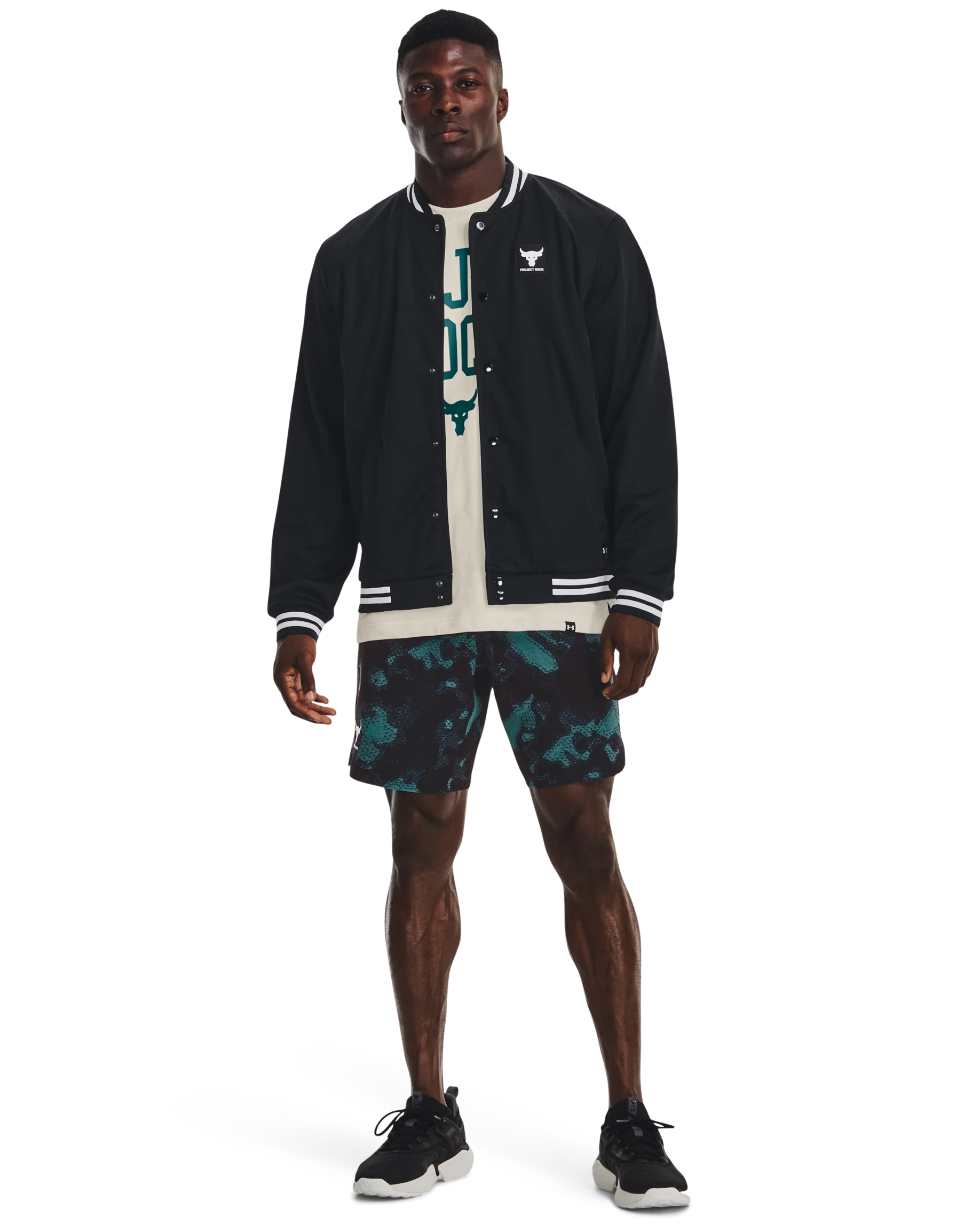 Men's Project Rock Mesh Varsity Jacket - Image 3