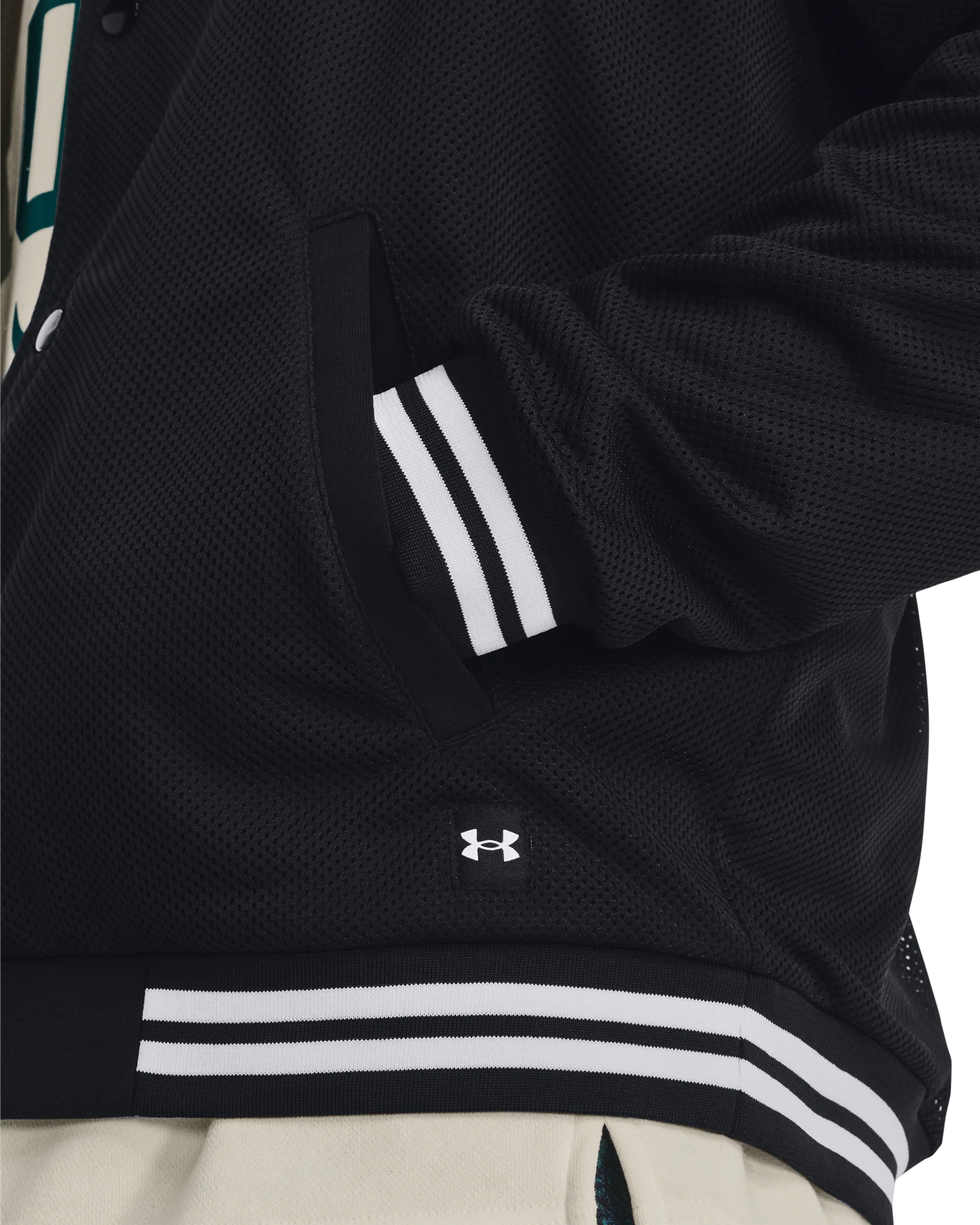 Men's Project Rock Mesh Varsity Jacket - Image 6