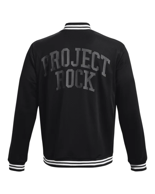 Men's Project Rock Mesh Varsity Jacket - Image 8