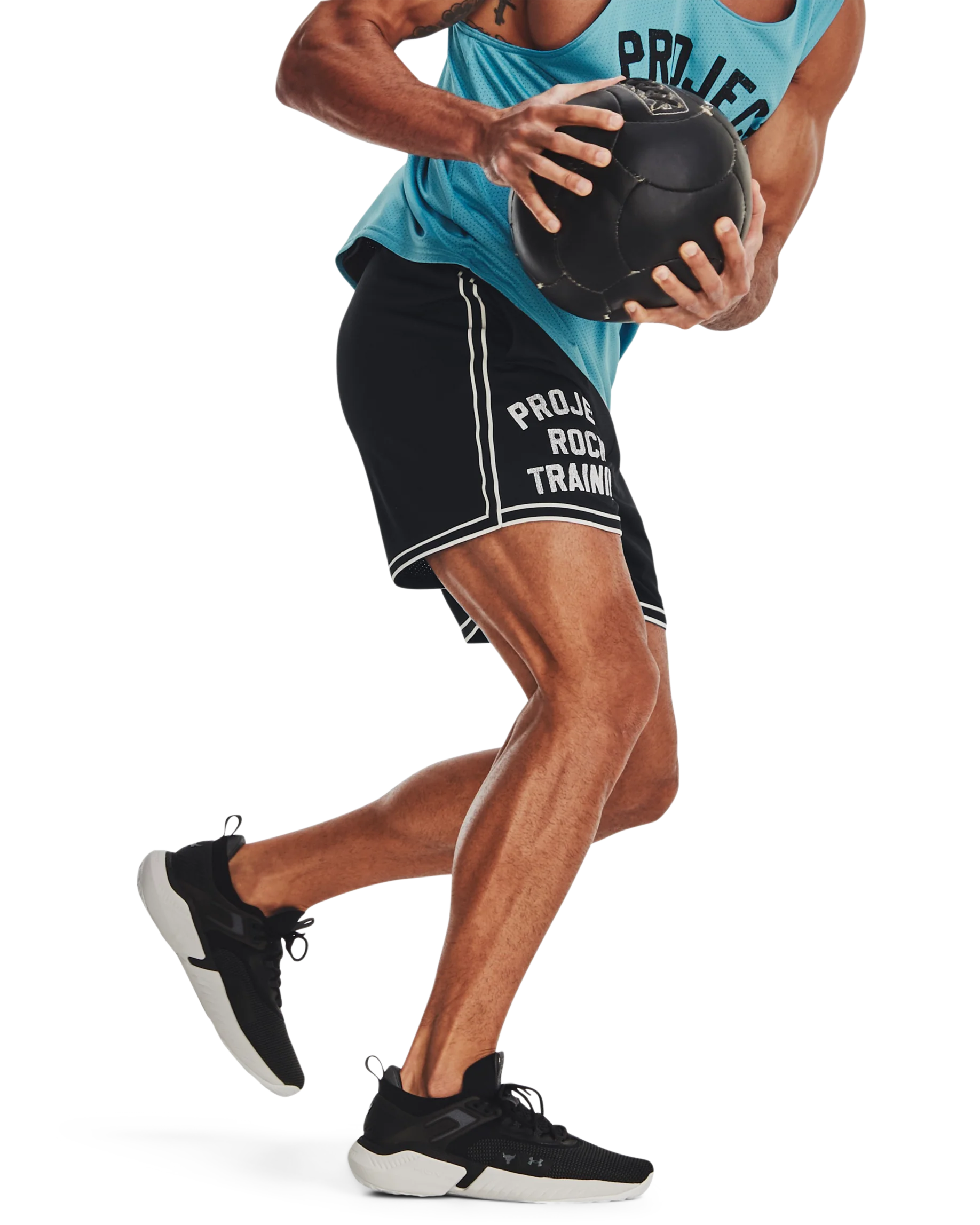Men's Project Rock Penny Mesh Shorts