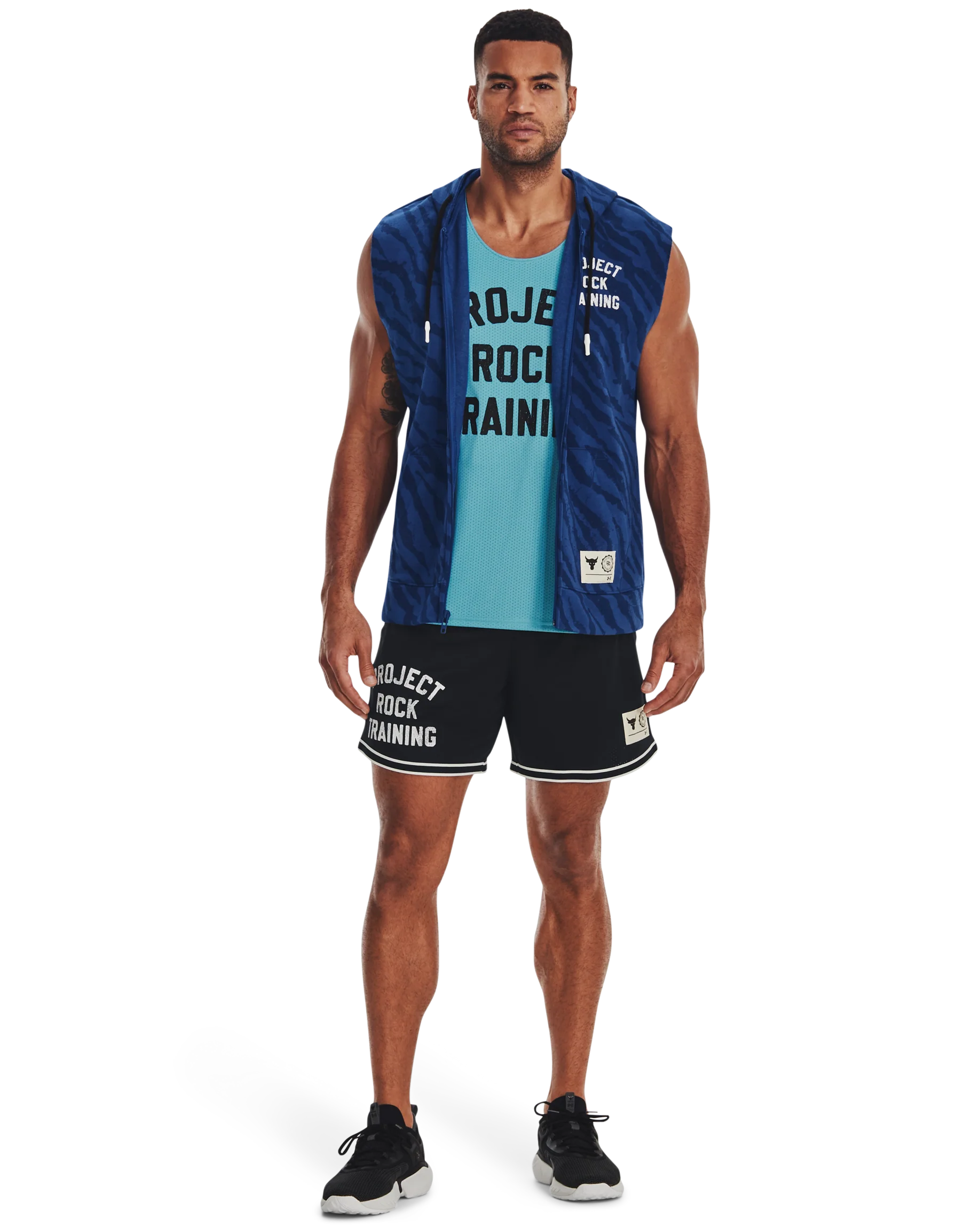 Men's Project Rock Penny Mesh Shorts - Image 7