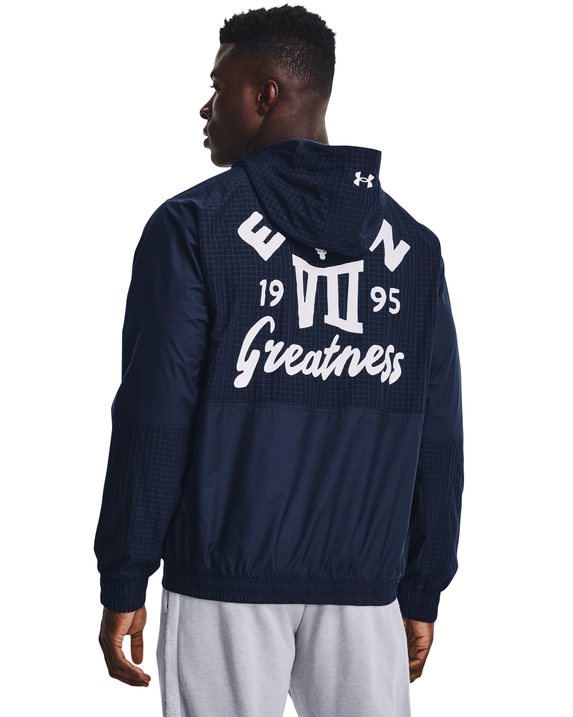 Men's Project Rock Woven Layer Jacket - Image 2