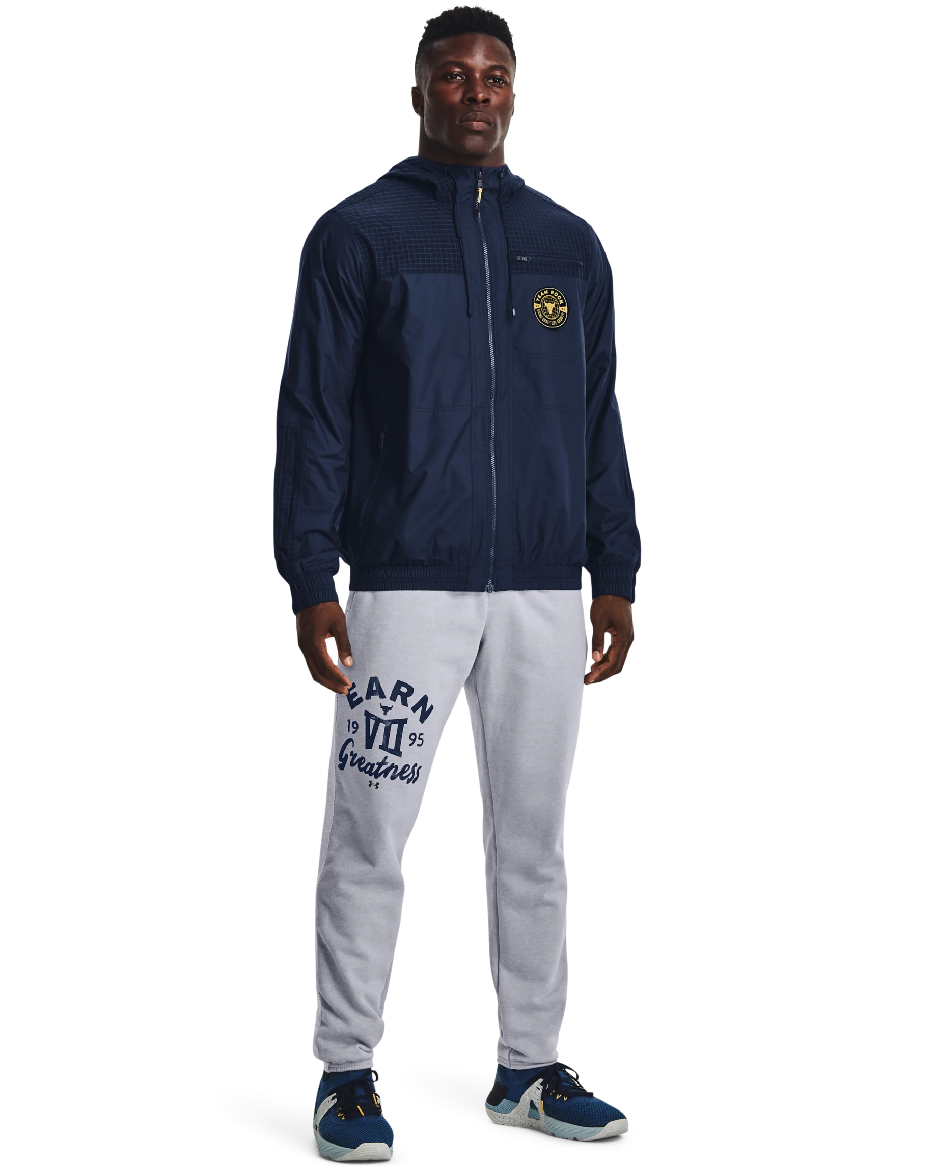 Men's Project Rock Woven Layer Jacket - Image 3