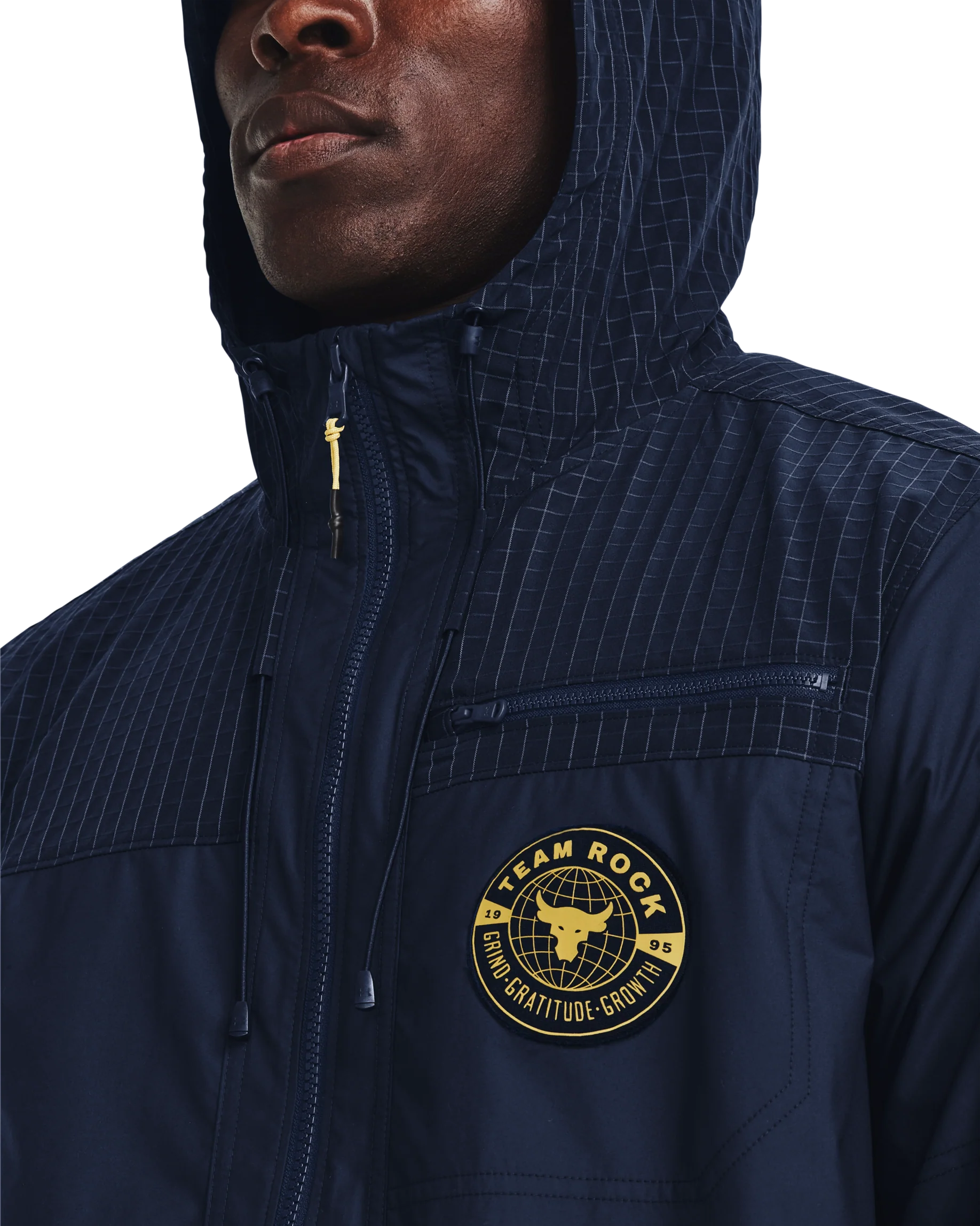 Men's Project Rock Woven Layer Jacket - Image 5