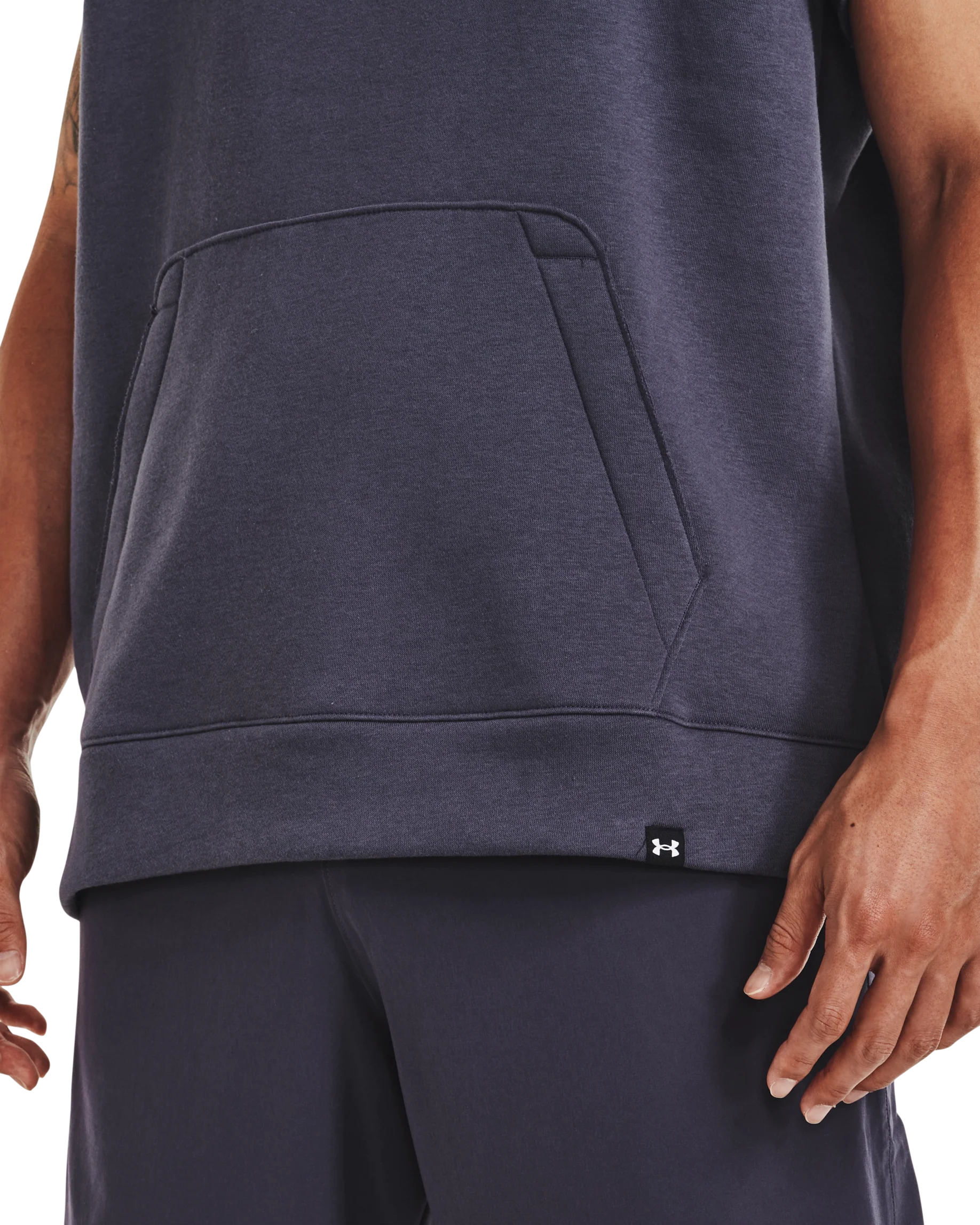 Men's Project Rock Rival Fleece Cap Hoodie - Image 9