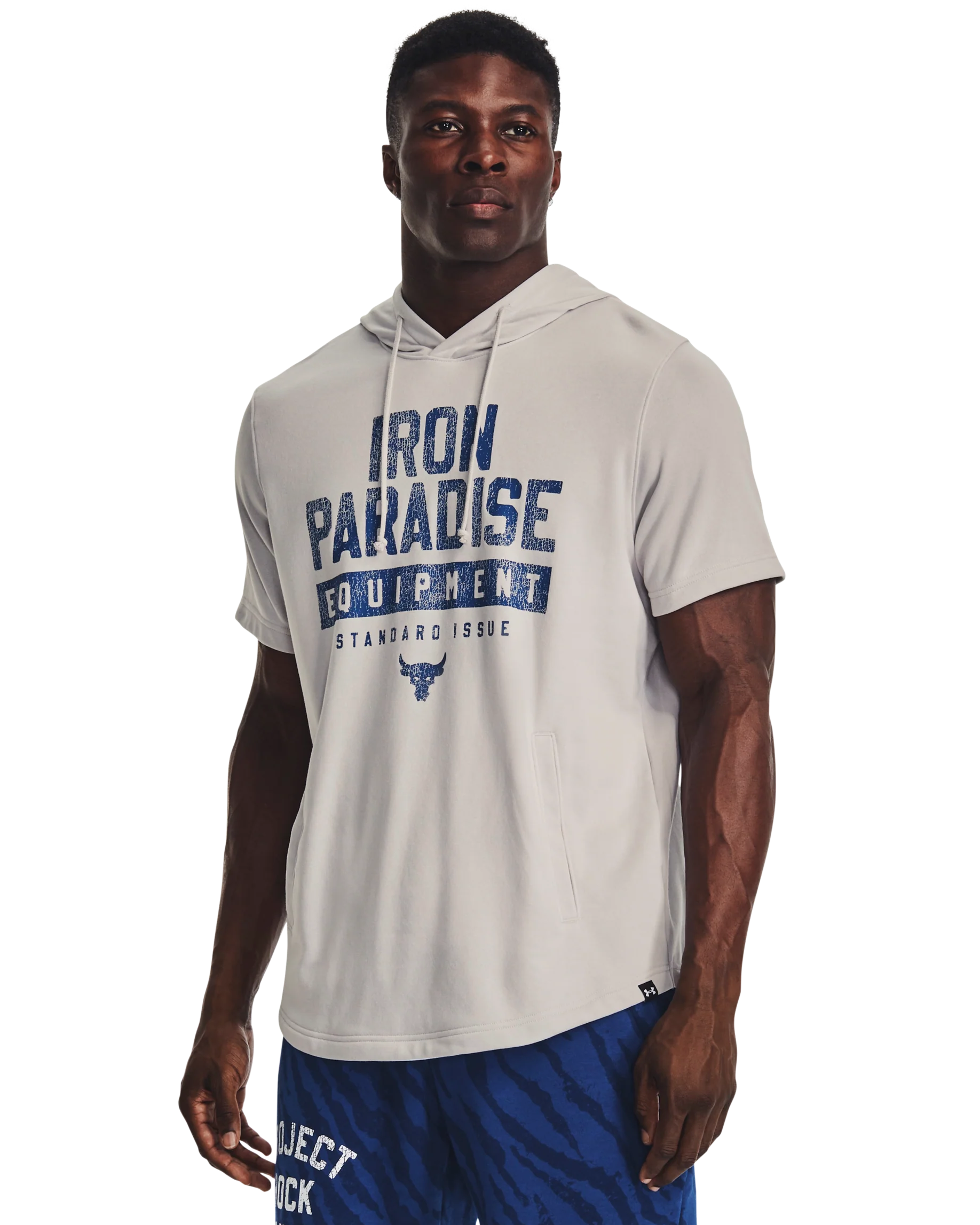 Men's Project Rock Terry Short Sleeve Hoodie