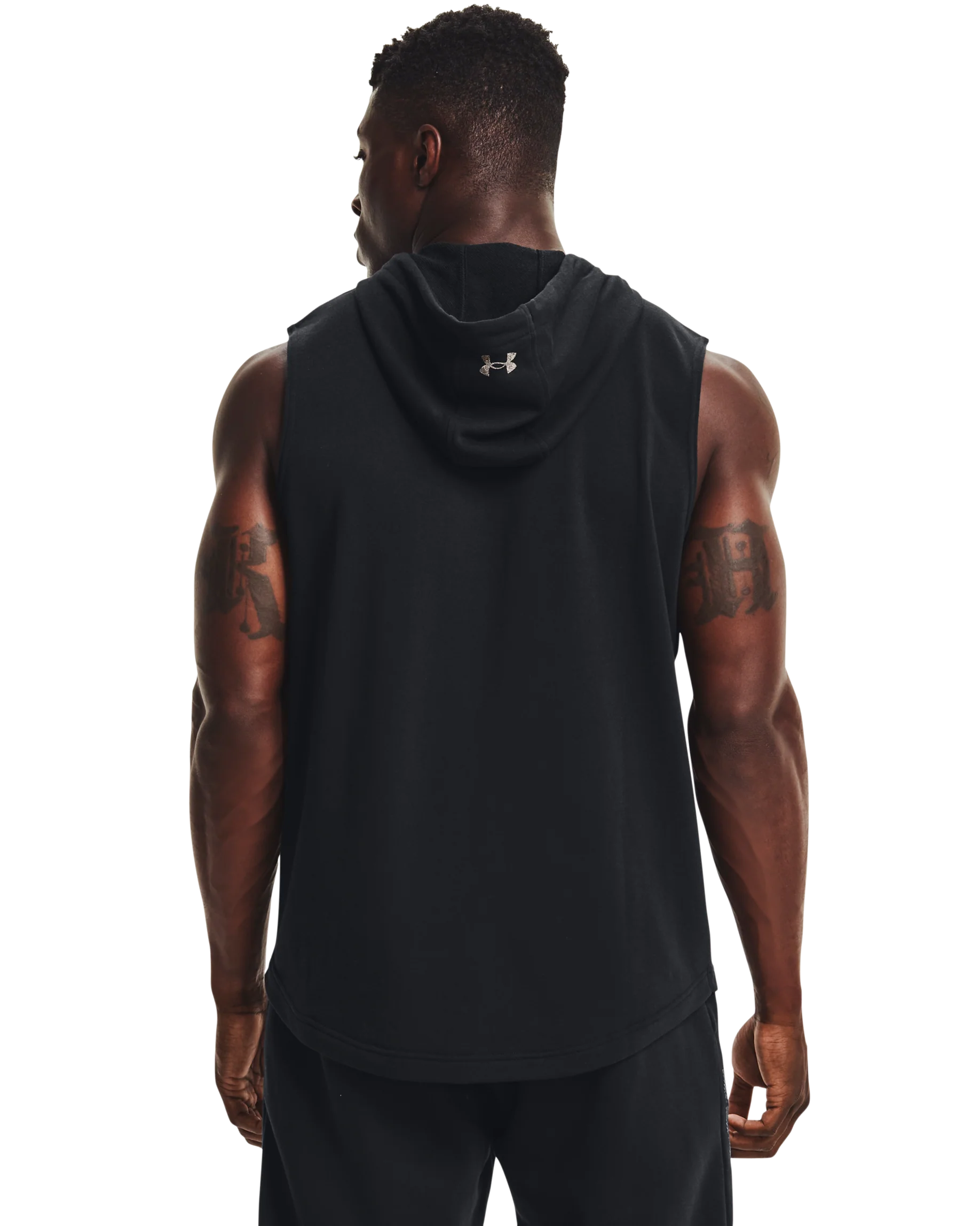 Men's Project Rock Terry Sleeveless Hoodie - Image 2