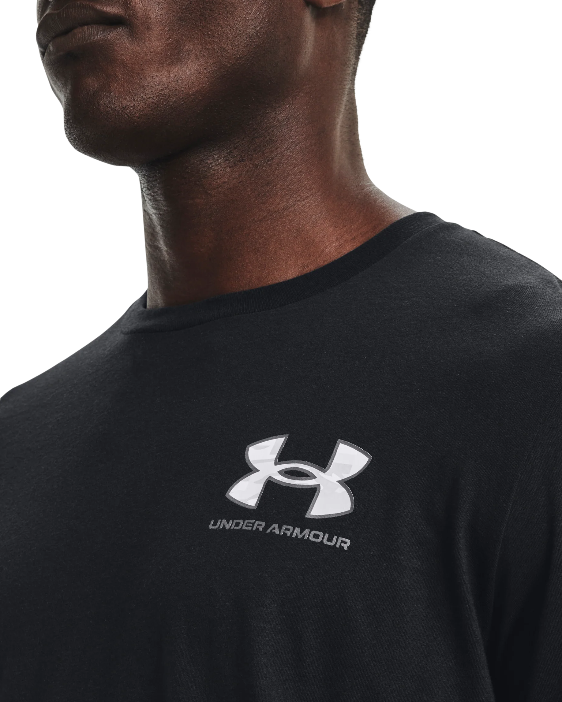 Men's UA ABC Camo Fill Wordmark Short Sleeve - Image 5