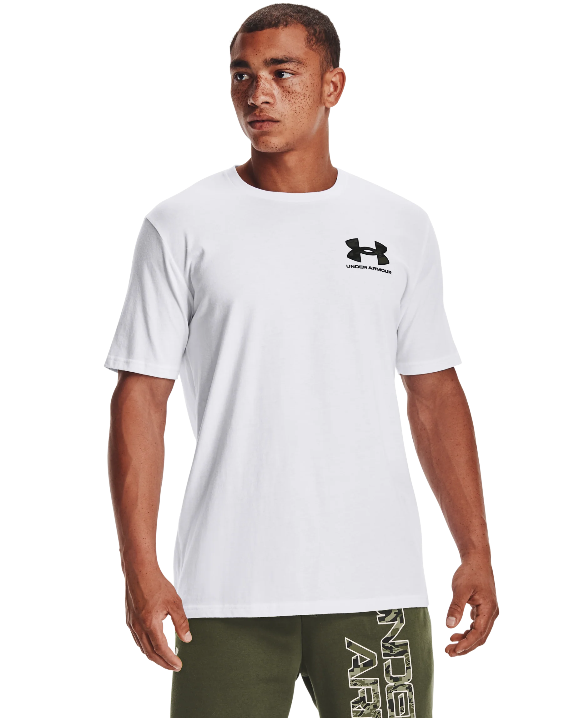 Men's UA ABC Camo Fill Wordmark Short Sleeve