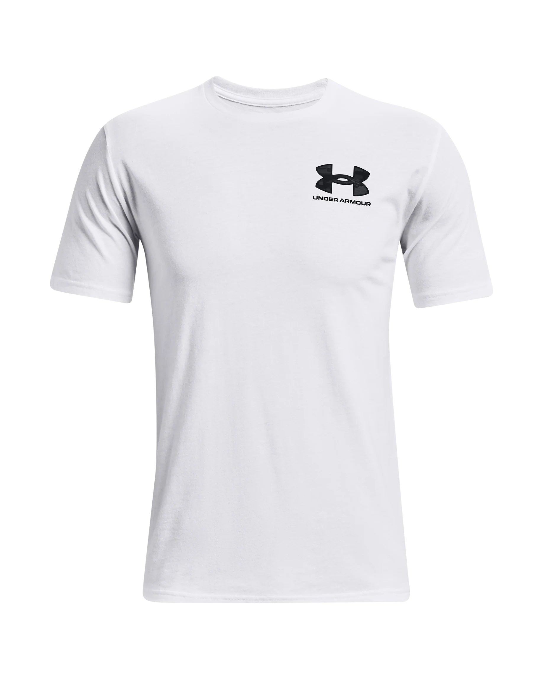 Men's UA ABC Camo Fill Wordmark Short Sleeve - Image 4