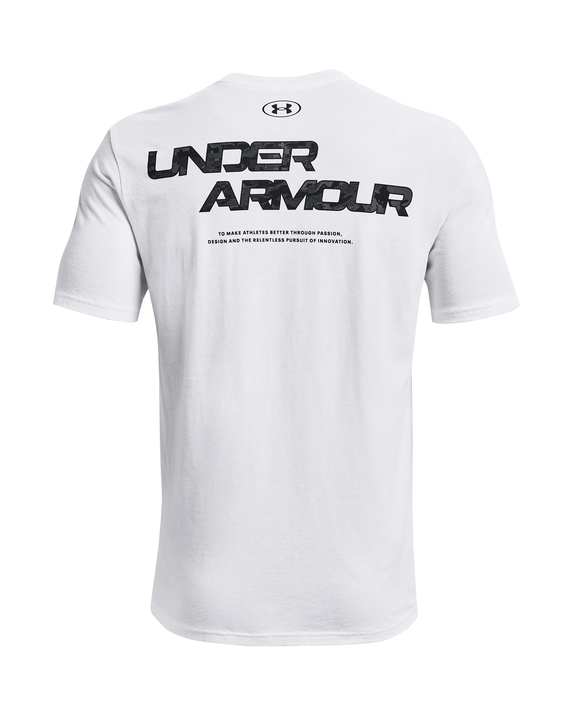 Men's UA ABC Camo Fill Wordmark Short Sleeve - Image 6