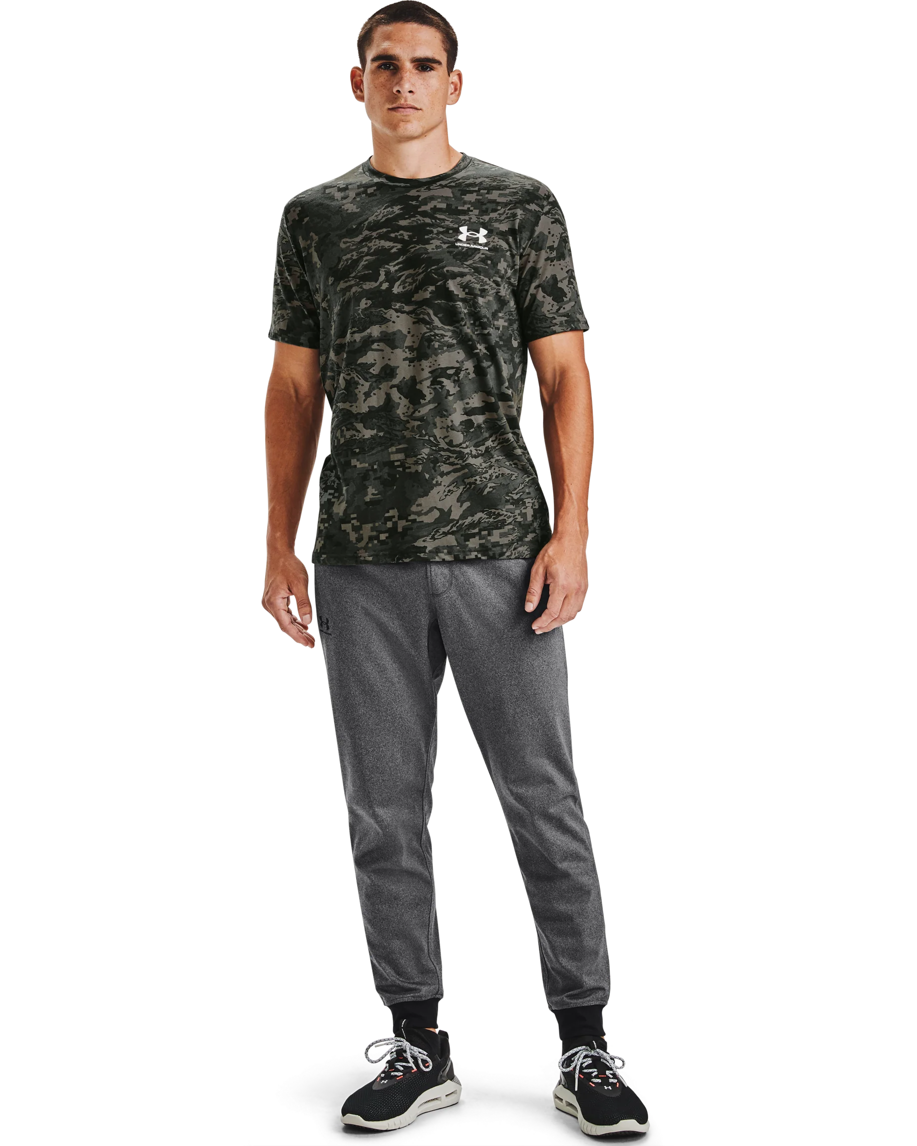 Men's UA ABC Camo Short Sleeve - Image 3
