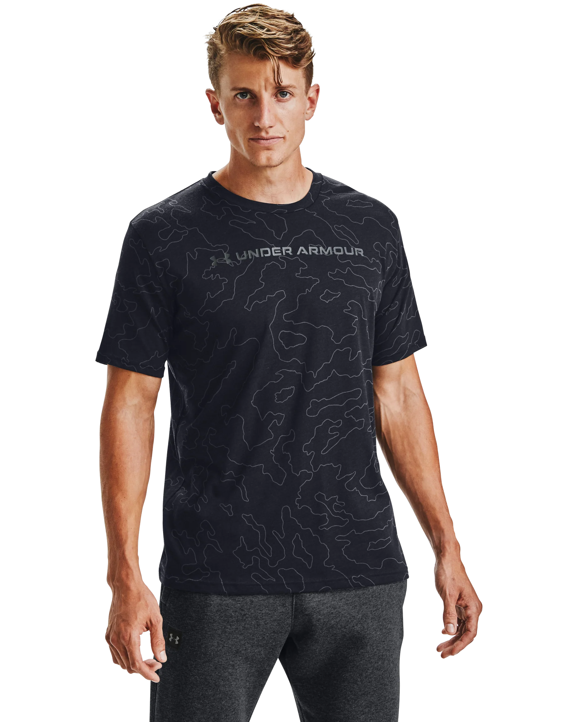 Men's UA All-Over Wordmark Short Sleeve