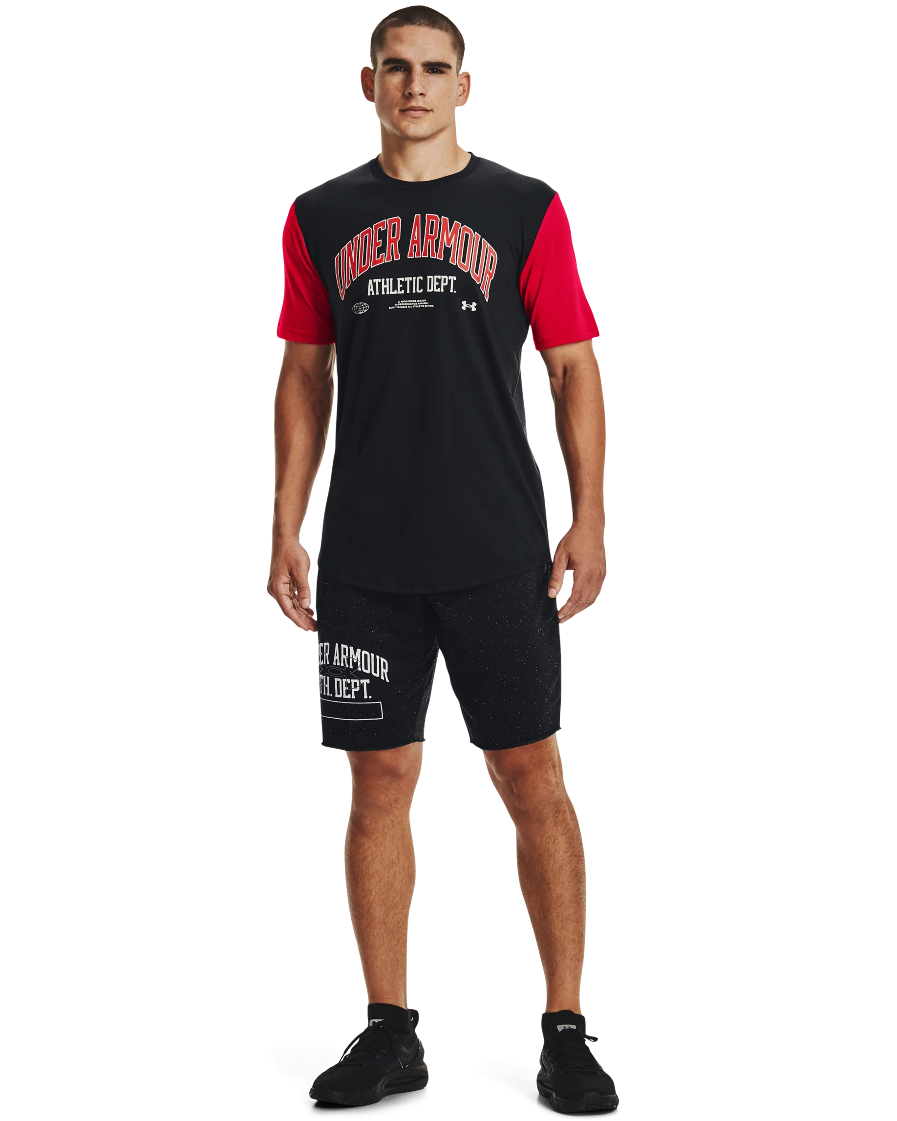 Men's UA Athletic Department Colorblock Short Sleeve - Image 3