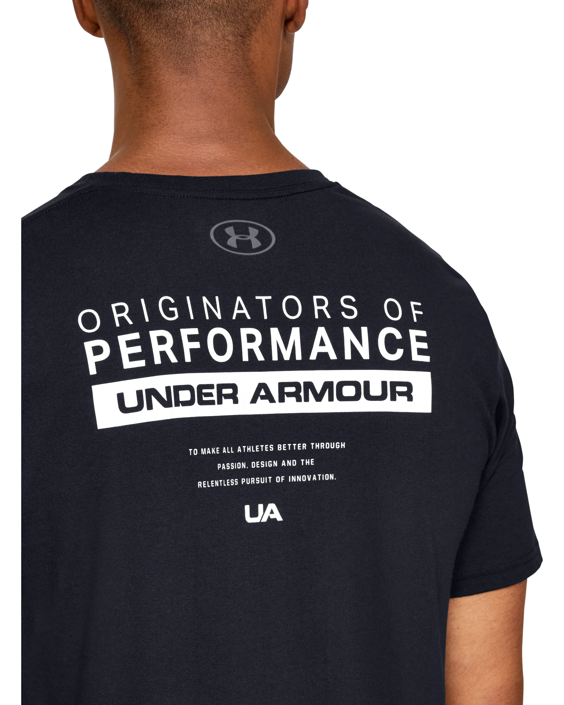 Men's UA Bar Originators Of Performance Short Sleeve Shirt - Image 4